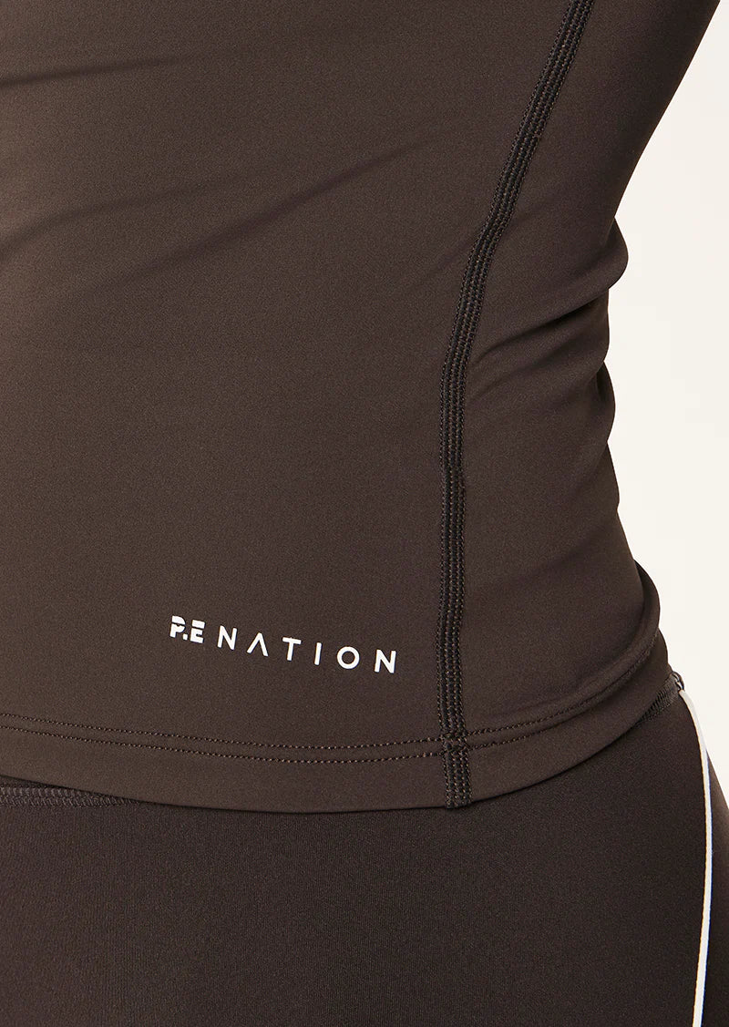 PE Nation | Foundation LS Top - Coffee
