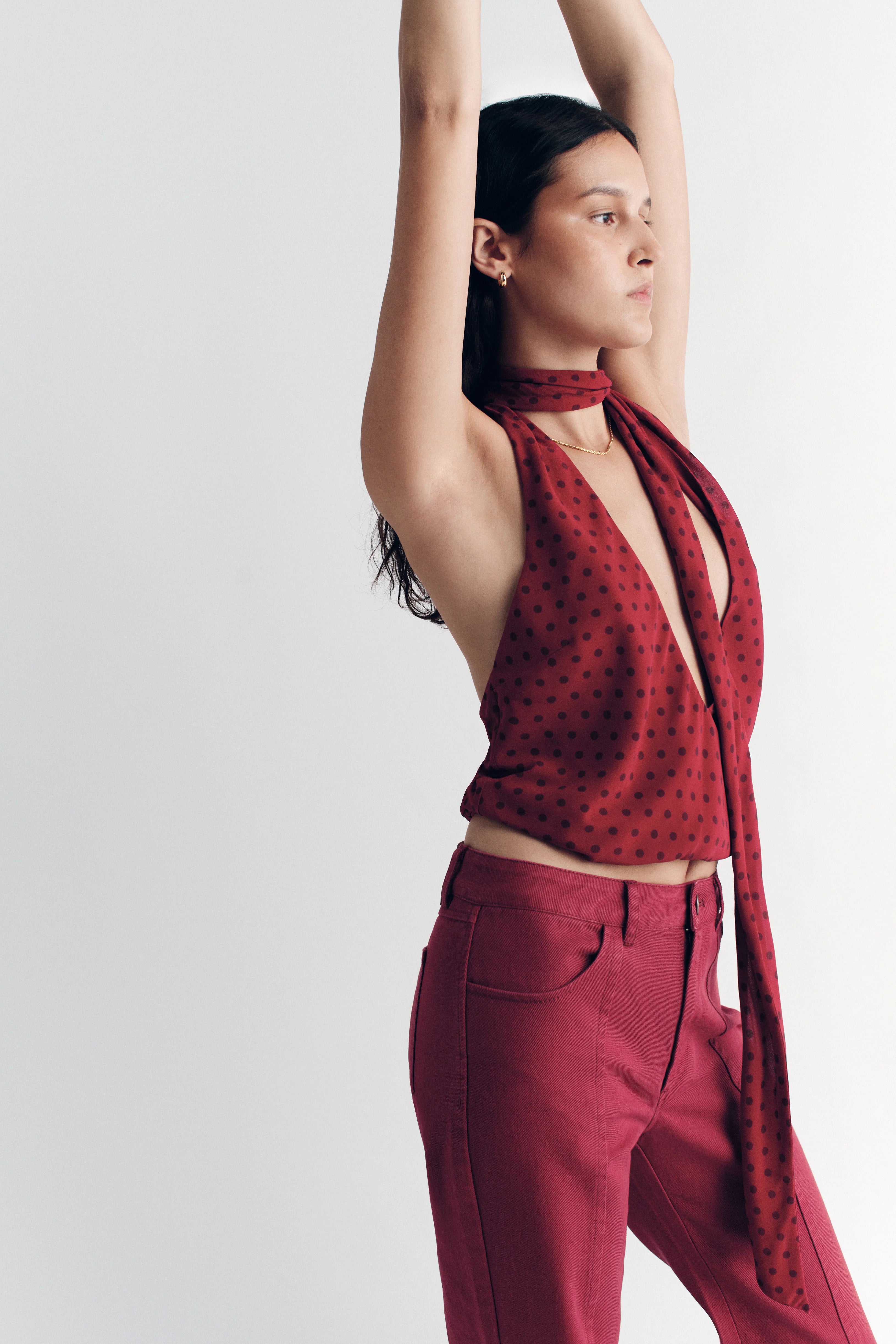 Hansen & Gretel | Harper Halter Top - Samba Polka