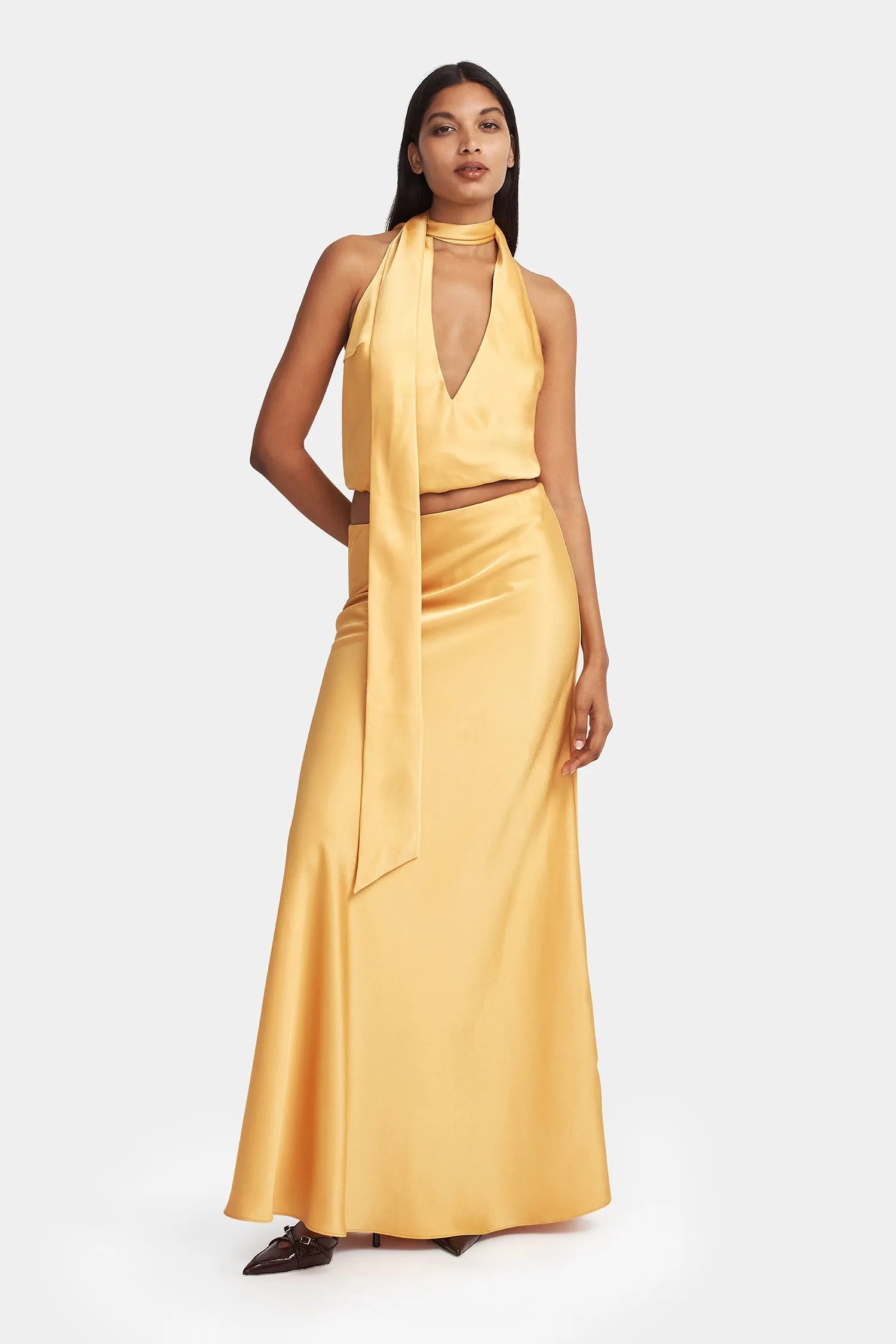 Hansen & Gretel | Nova Maxi Skirt - Amber