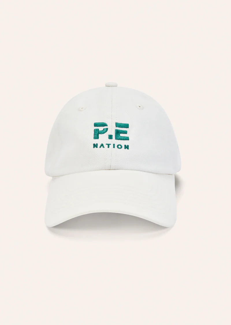 PE Nation | Heads Up Cap - Whisper White/College Green