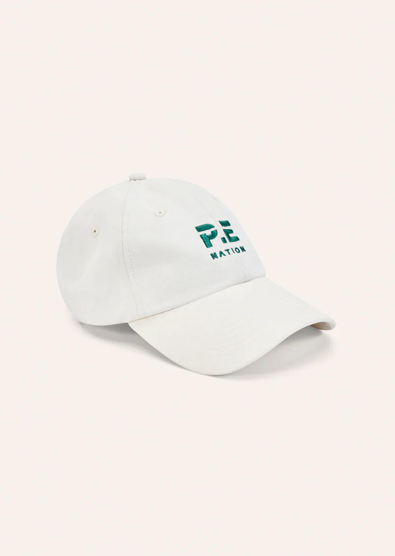 PE Nation | Heads Up Cap - Whisper White/College Green