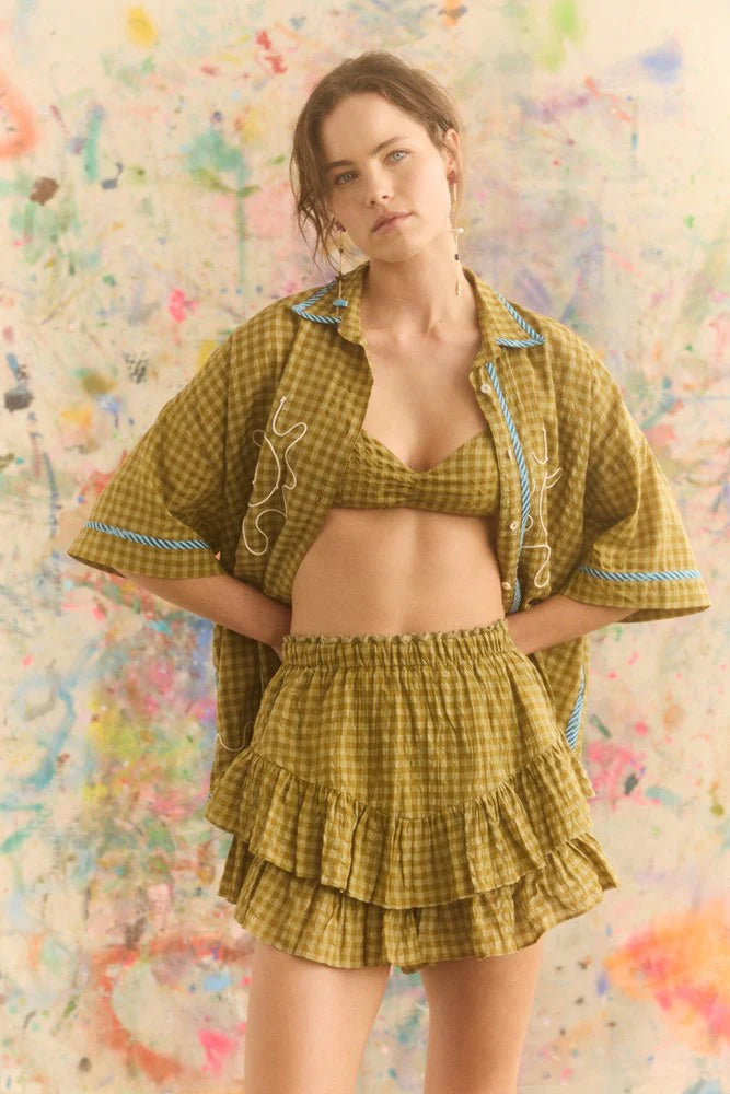 Kinga Csilla | Hulia Check Fae Frill Skort