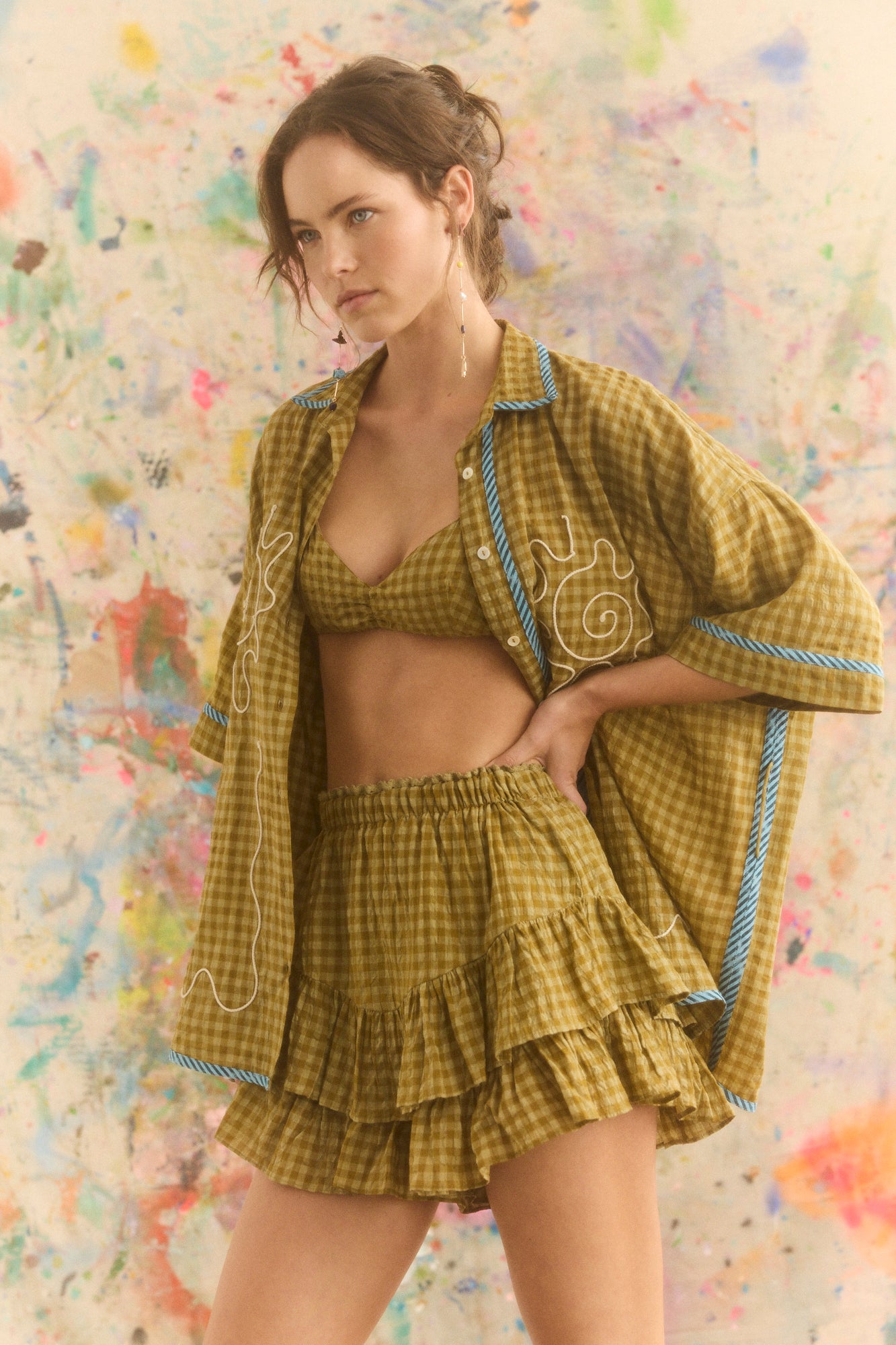 Kinga Csilla | Hulia Check Token Shirt