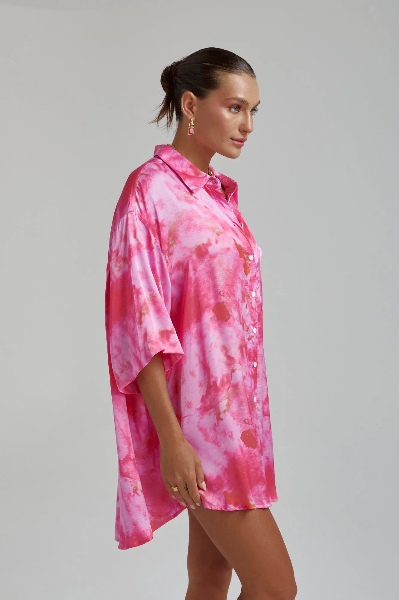 Summi Summi | Big Shirt - Hibiscus