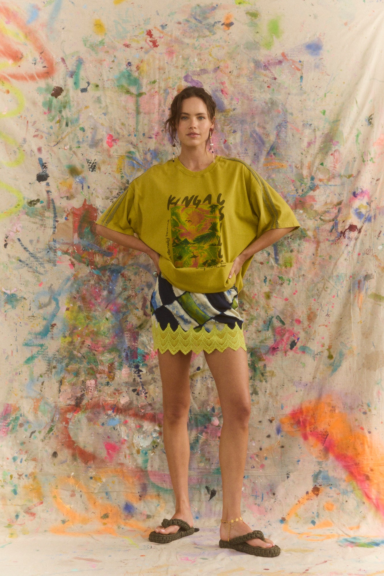 Kinga Csilla | Oro Tile Vera Mini Skirt