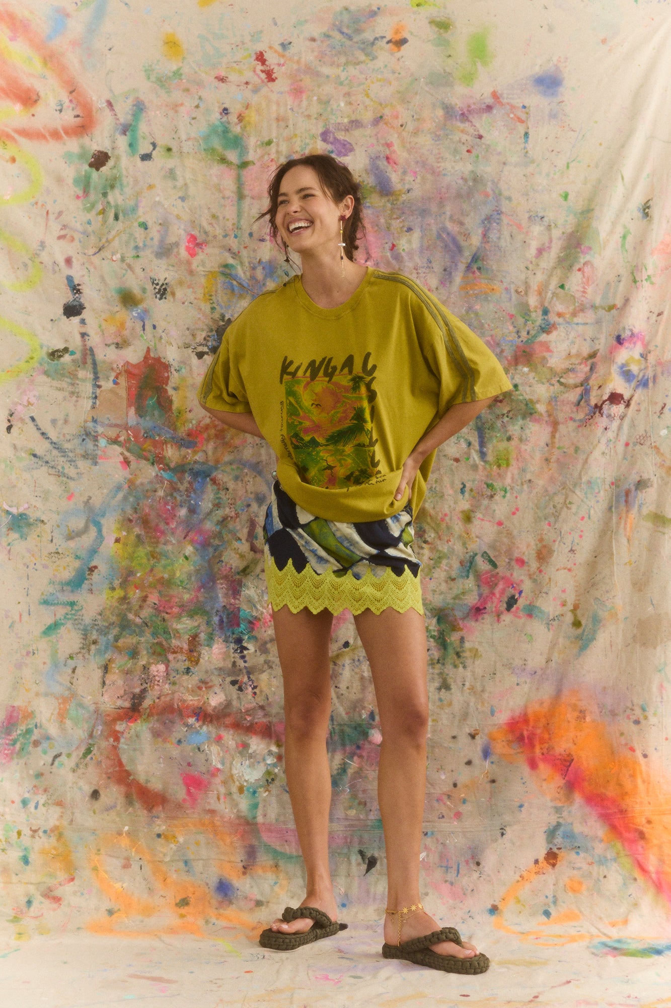 Kinga Csilla | Oro Tile Vera Mini Skirt