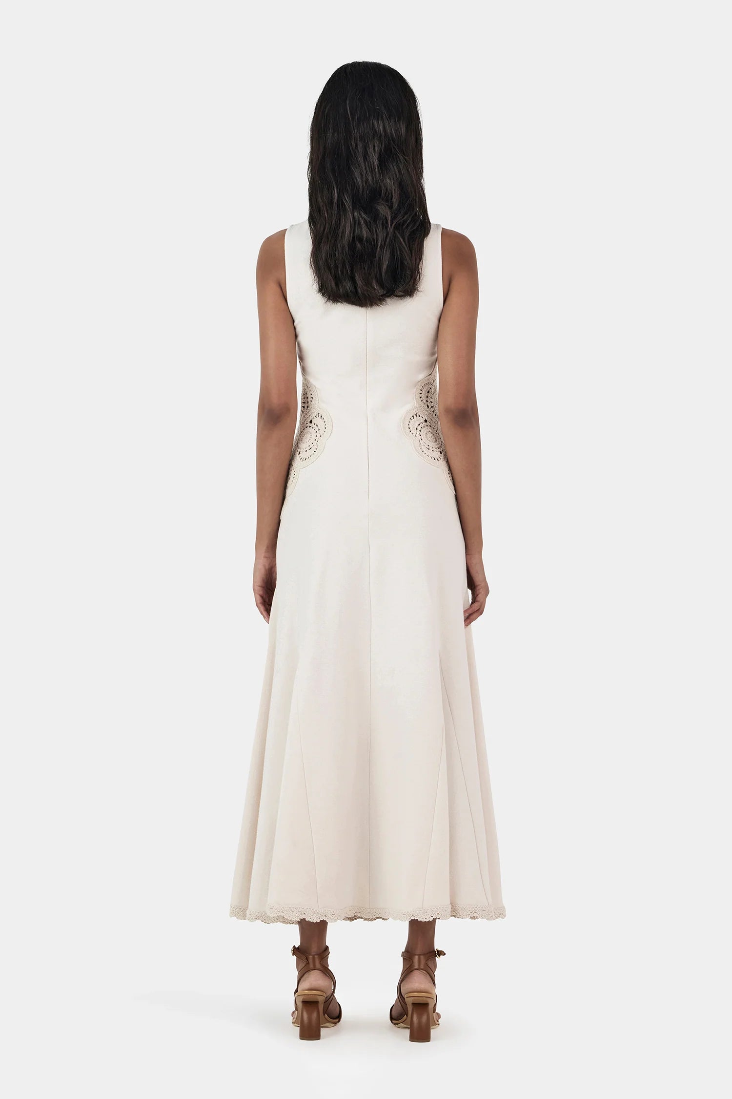 Hansen & Gretel | Ivy Crochet Dress - Sandstone
