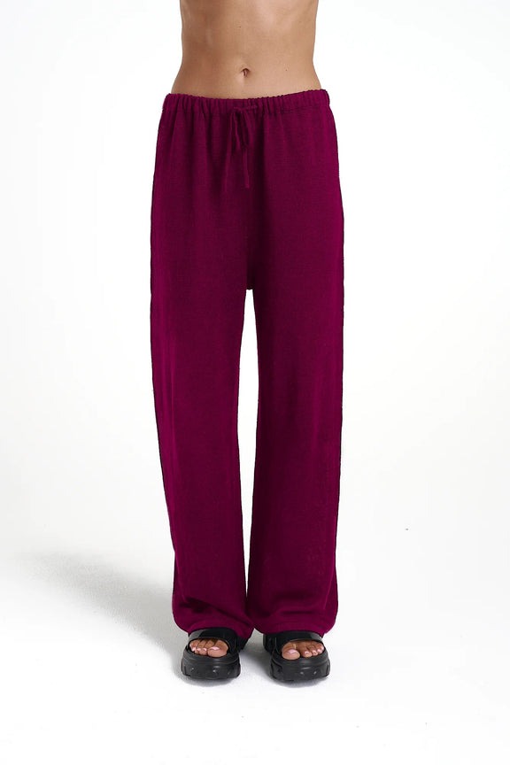 Summi Summi | Knit Pants - Plum