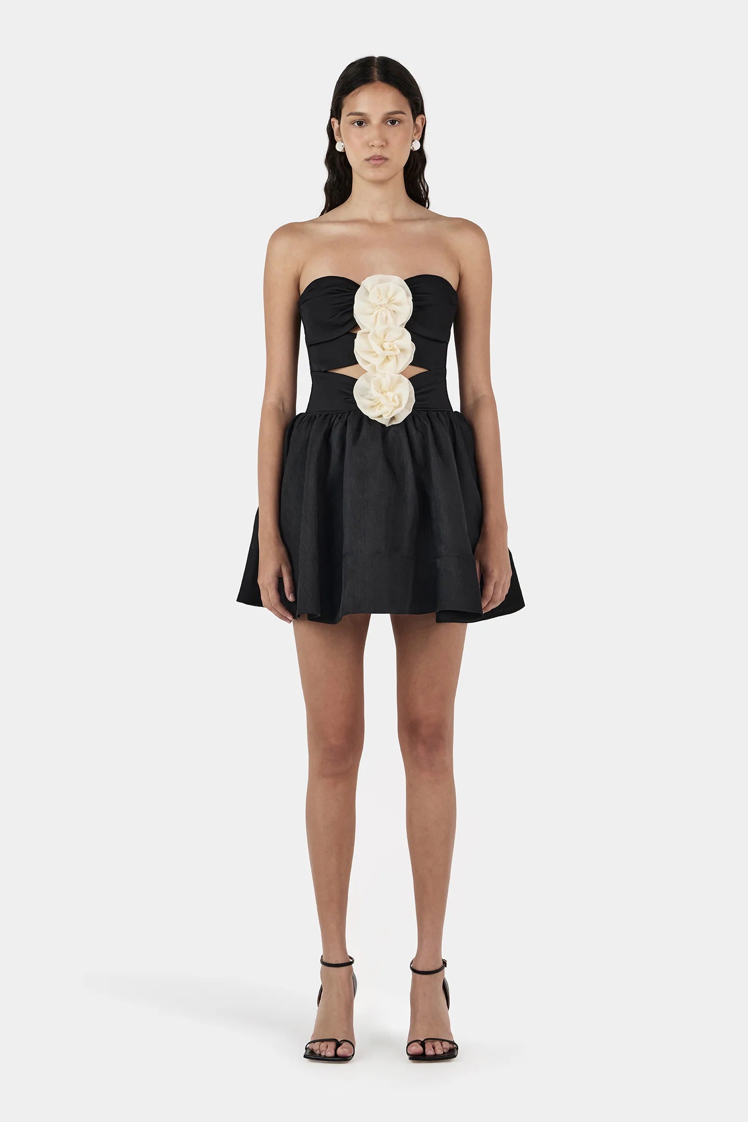 Hansen & Gretel | Jacquie Mini Dress - Black/Cream