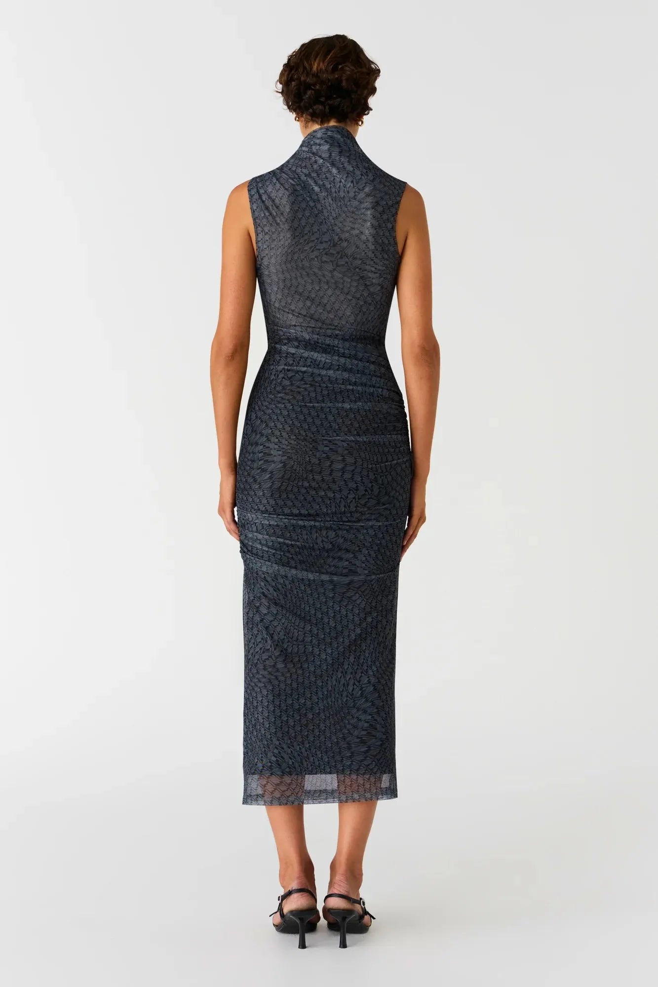 Misha | Efi Mesh Midi Dress