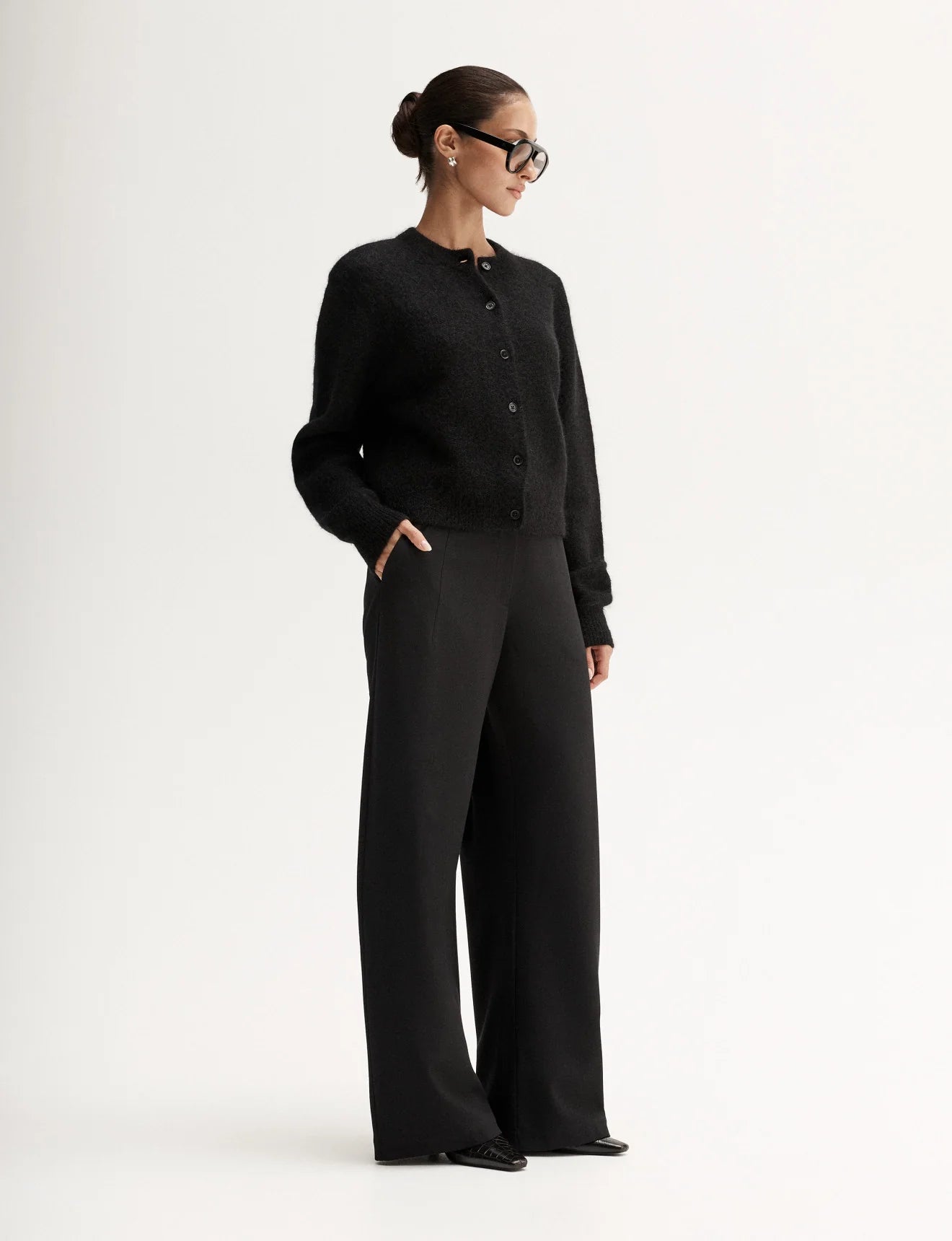 Elka Collective | Abigail Knit Cardigan - Black