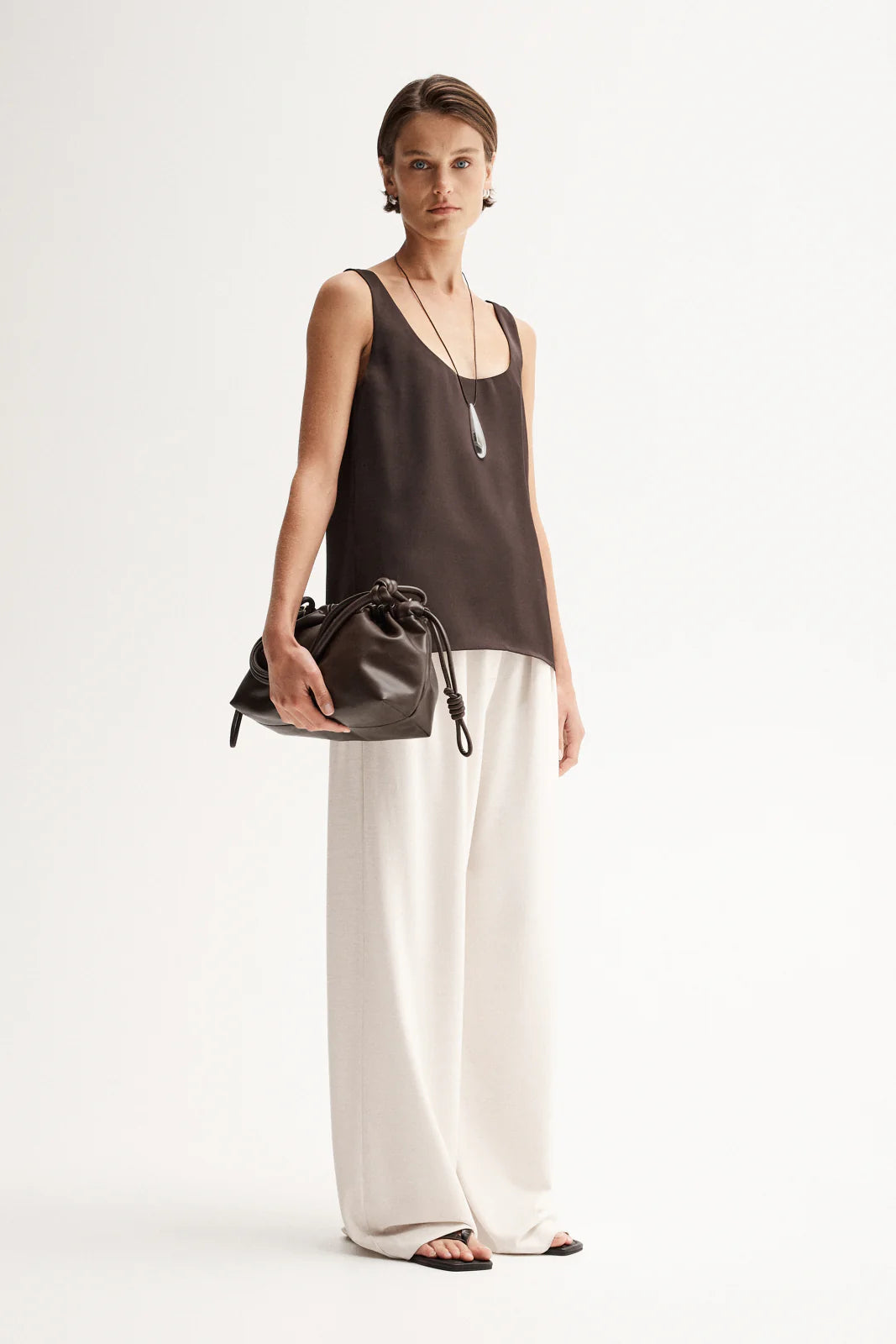 Elka Collective | Mina Tank Chocolate