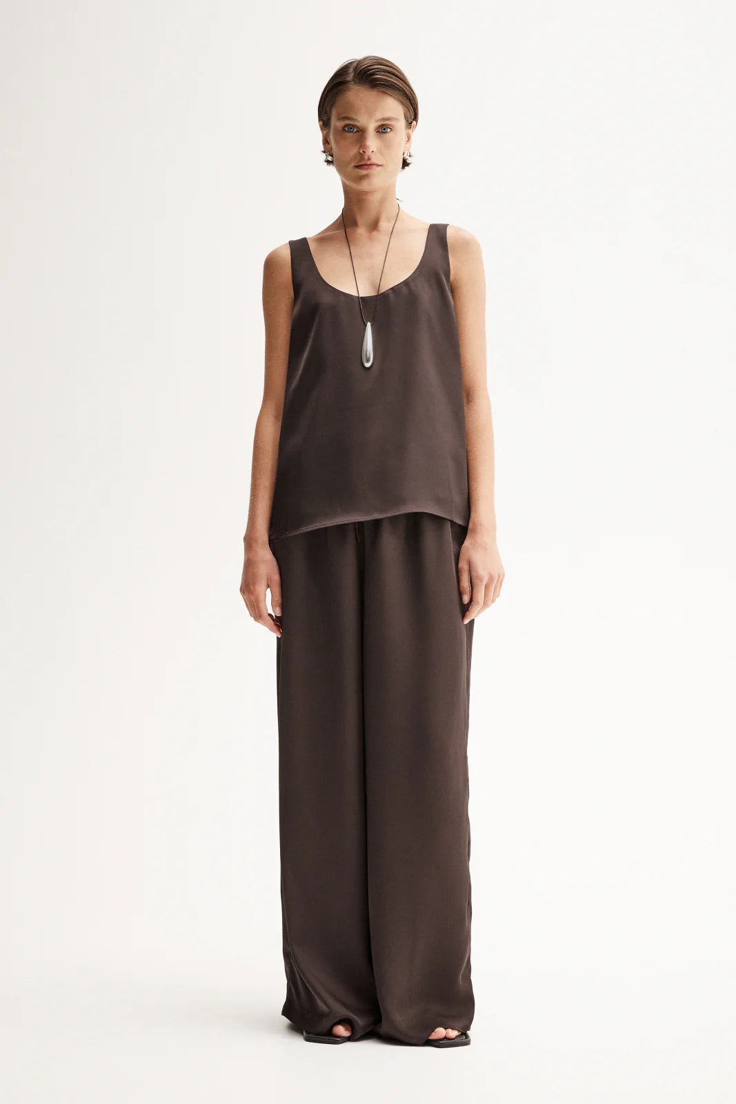 Elka Collective | Mina Tank Chocolate