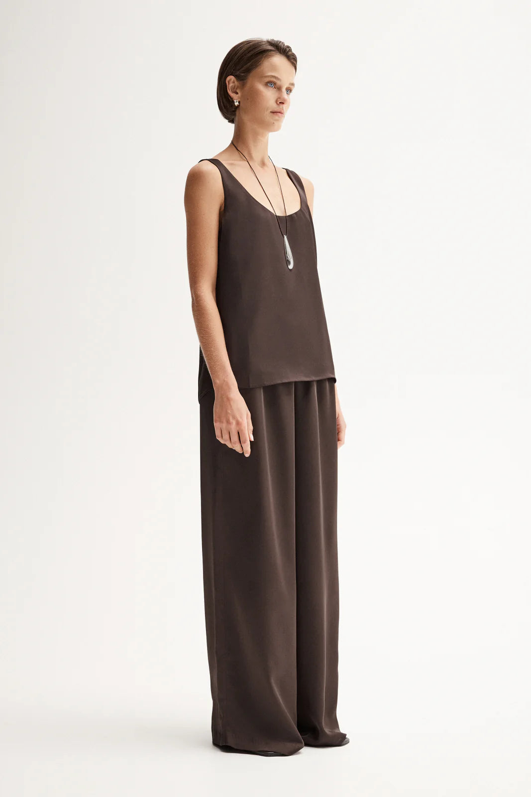 Elka Collective | Mina Tank Chocolate