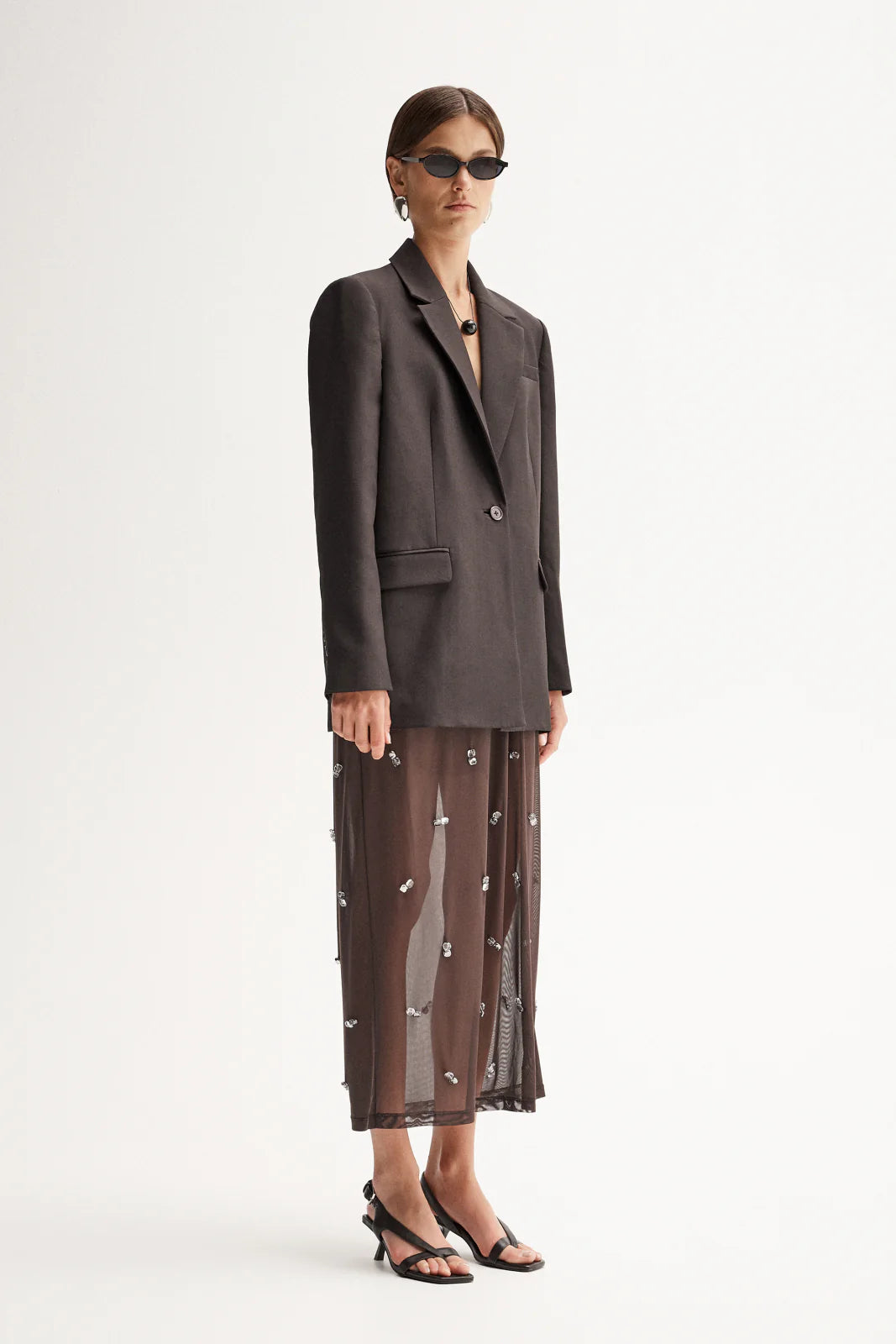 Elka Collective | Elara Maxi Skirt - Chocolate