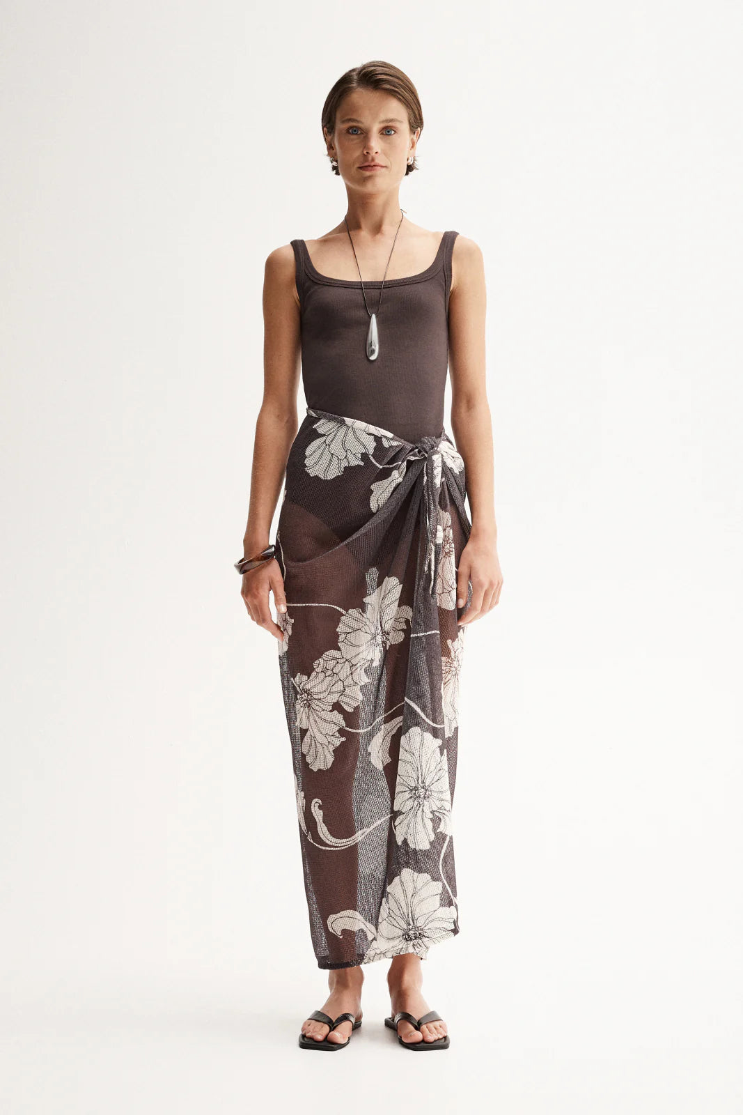 Elka Collective | Persi Tank - Chocolate