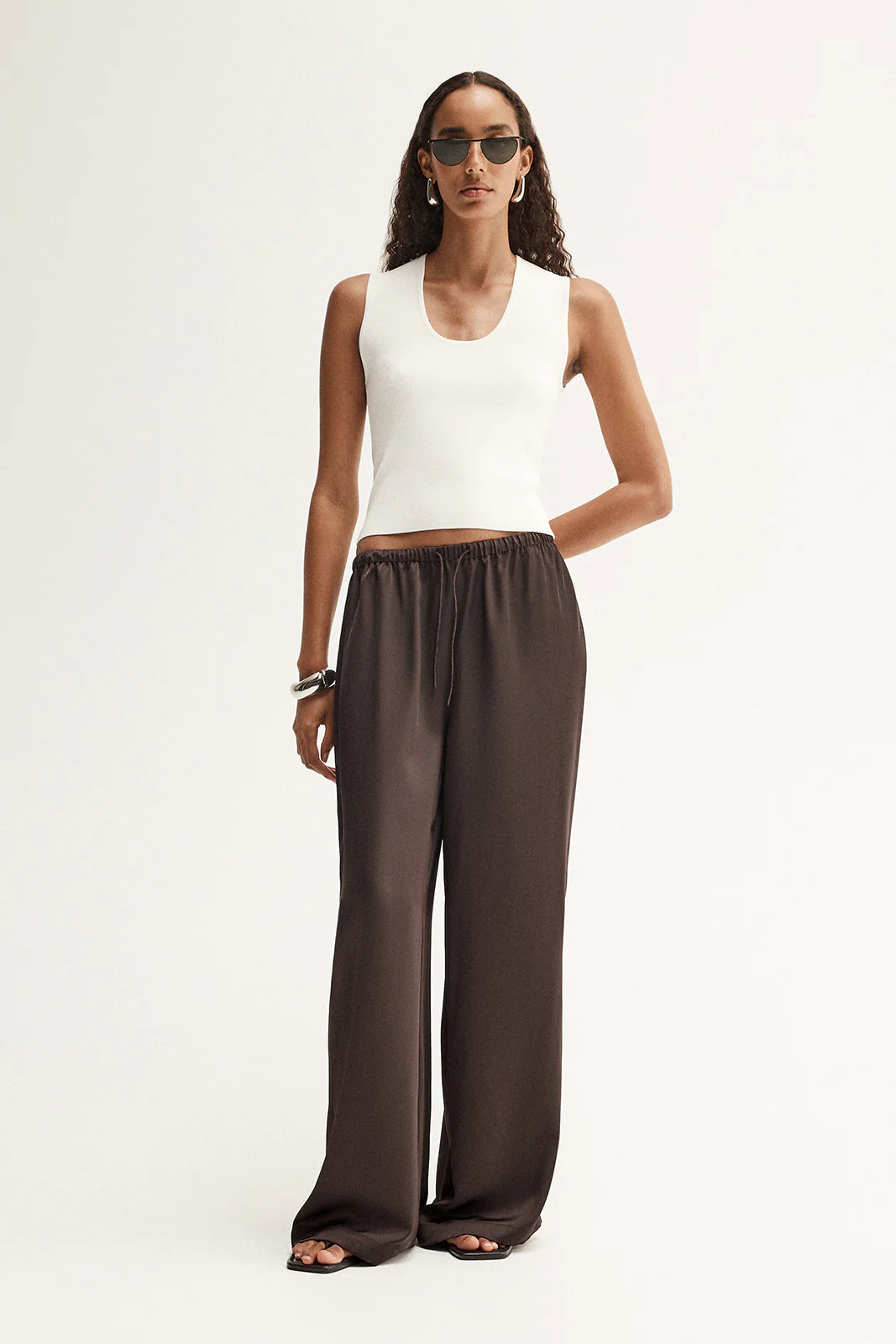 Elka Collective | Hayes Knit Top - White