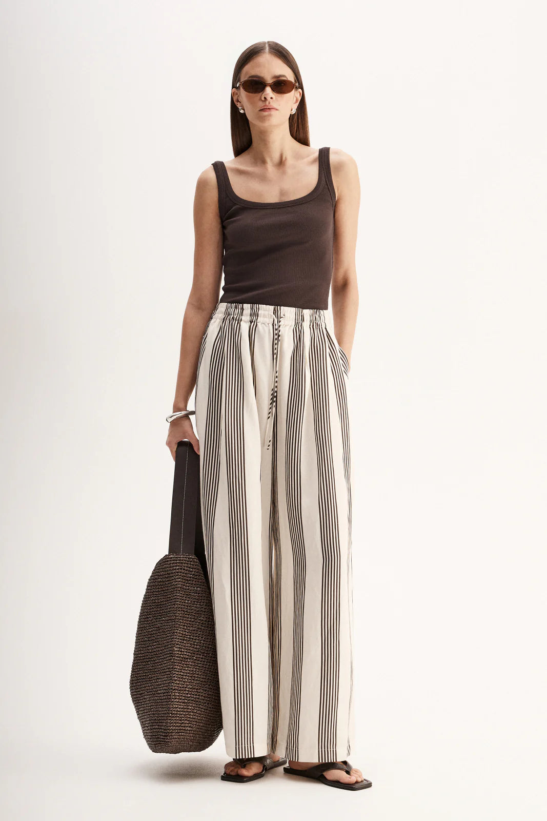 Elka Collective | Persi Tank - Chocolate
