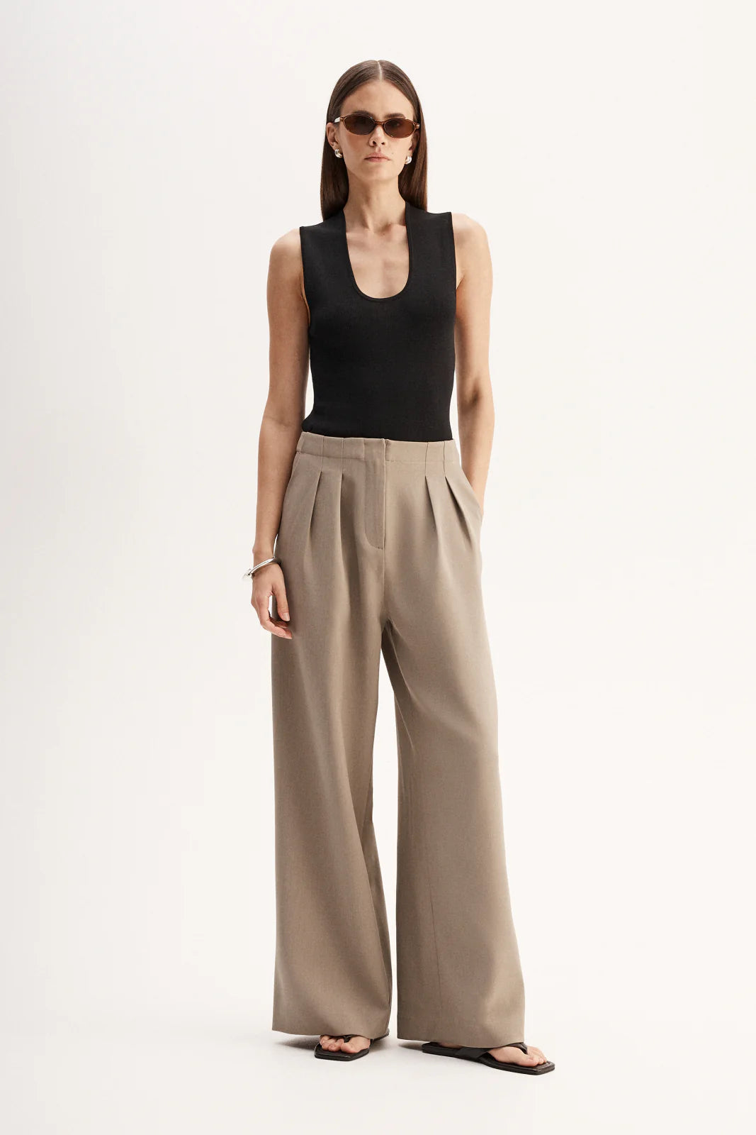 Elka Collective | Lora Pant - Taupe
