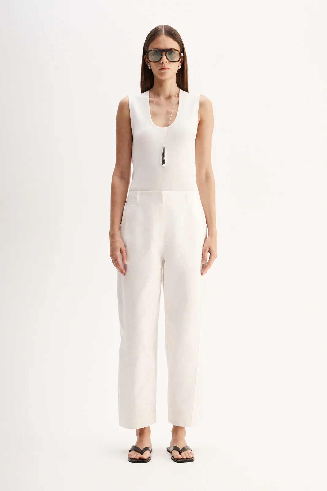 Elka Collective | Marshall Pant - White
