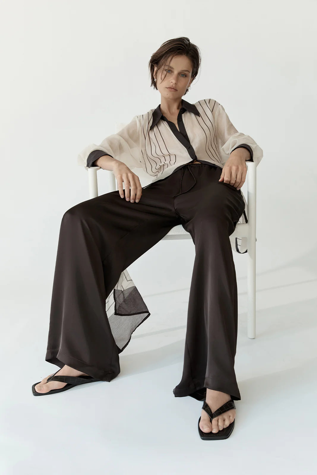 Elka Collective | Havana Maxi Dress - Chocolate Stripe