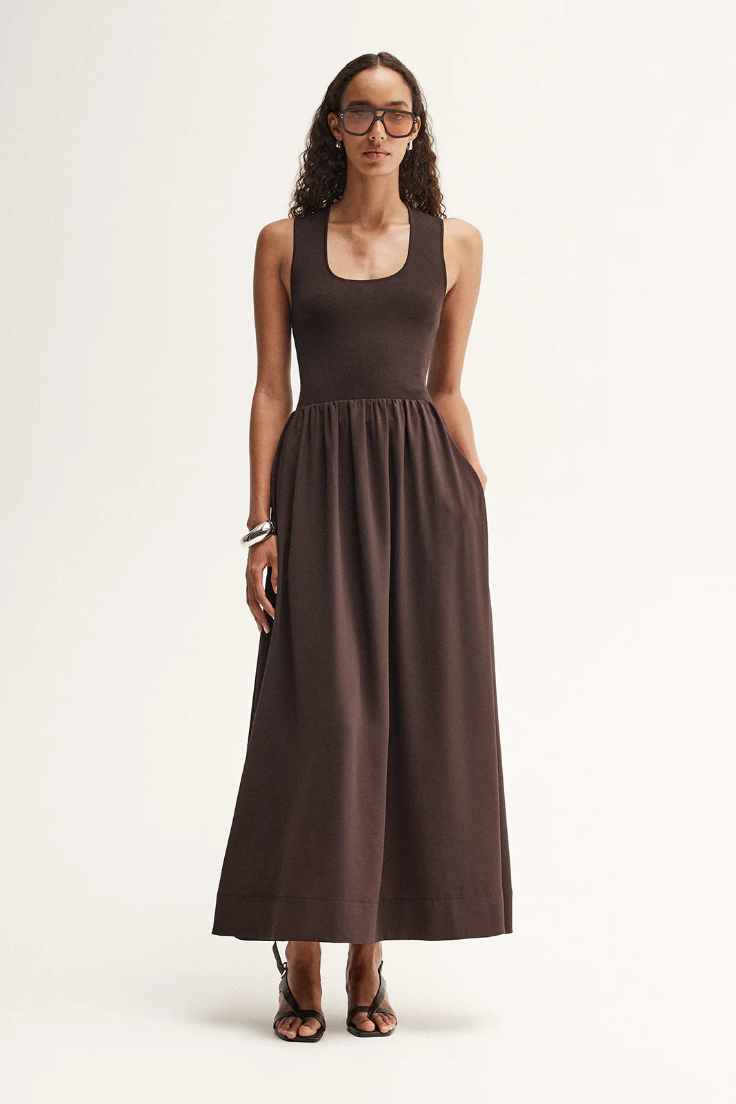 Elka Collective | Drew Maxi Dress - Chocolate