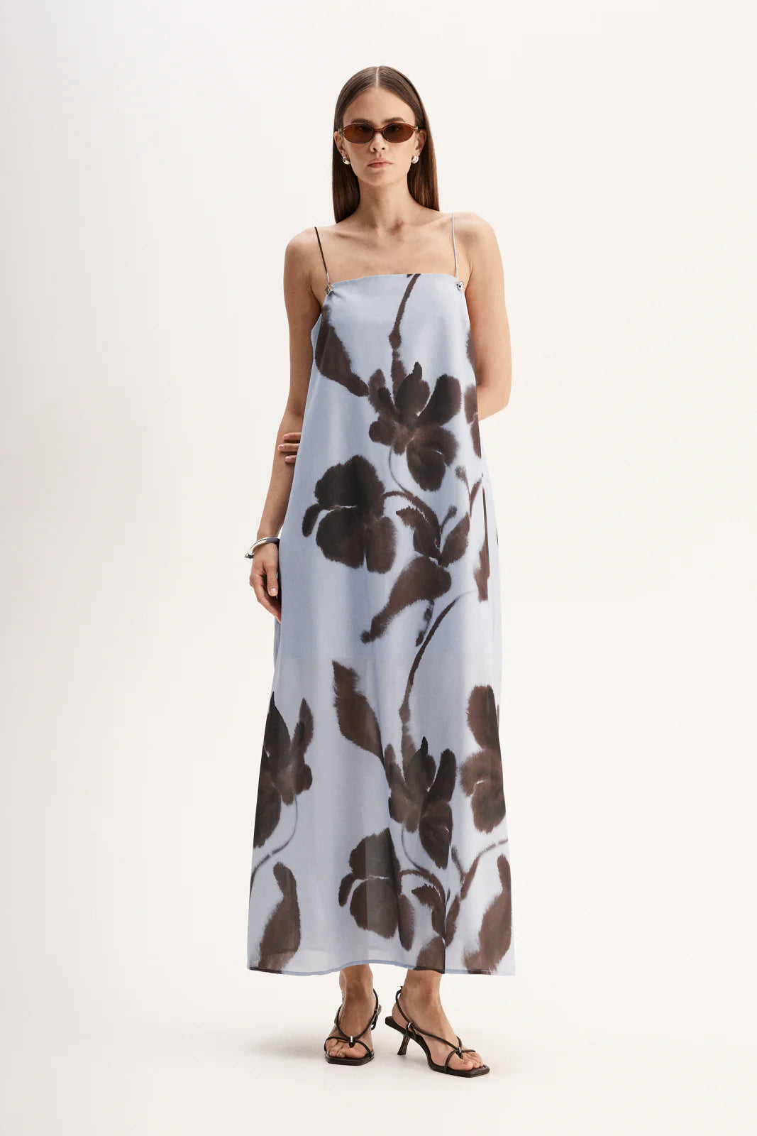 Elka Collective | Monet Maxi Dress - Chocolate Floral Print