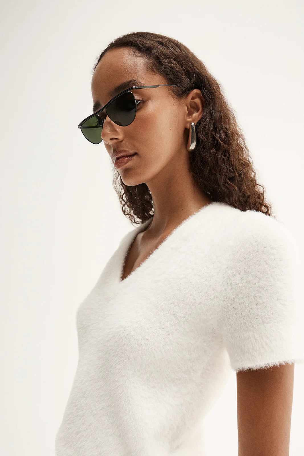 Elka Collective | Landon Knit Top - White