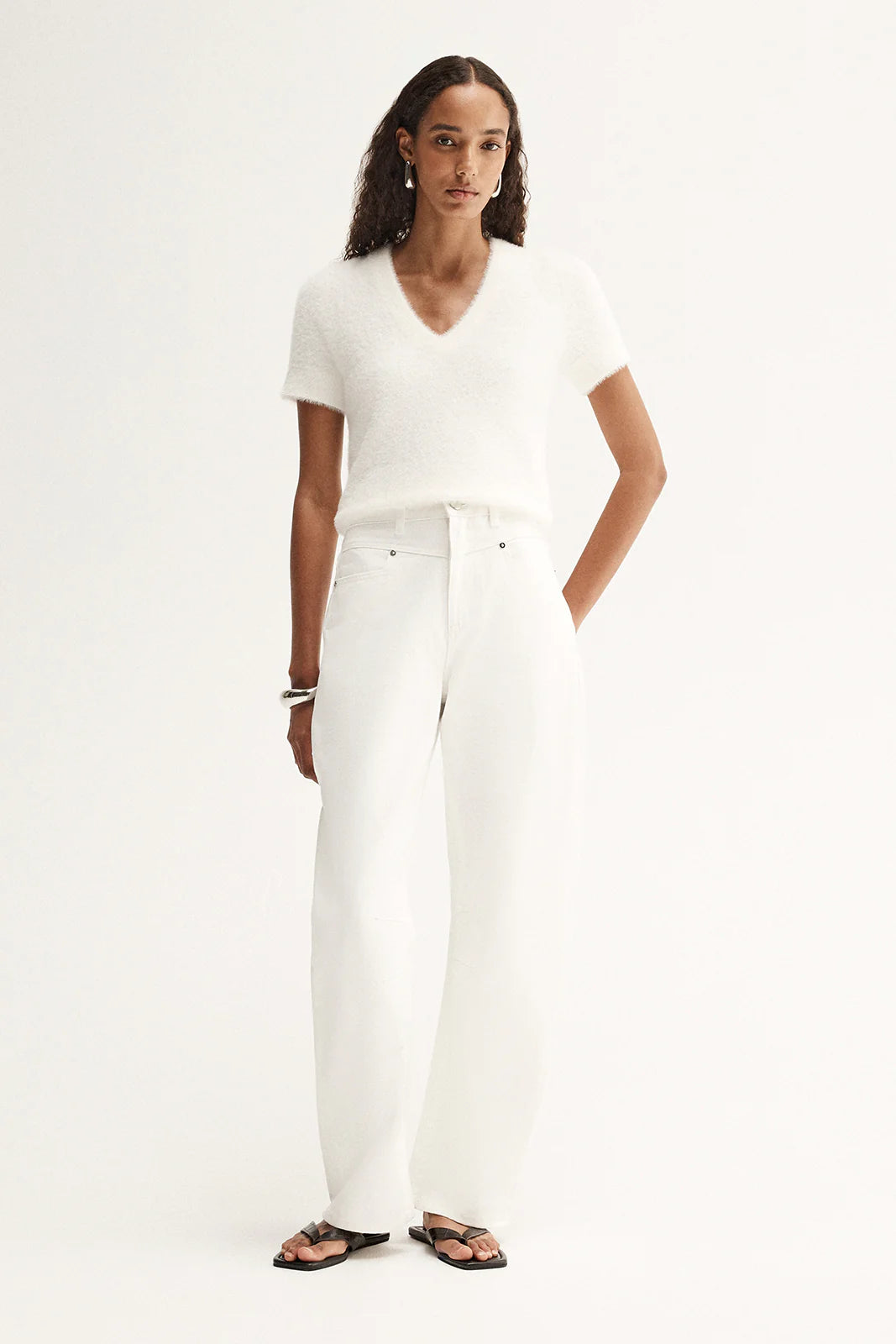 Elka Collective | Landon Knit Top - White
