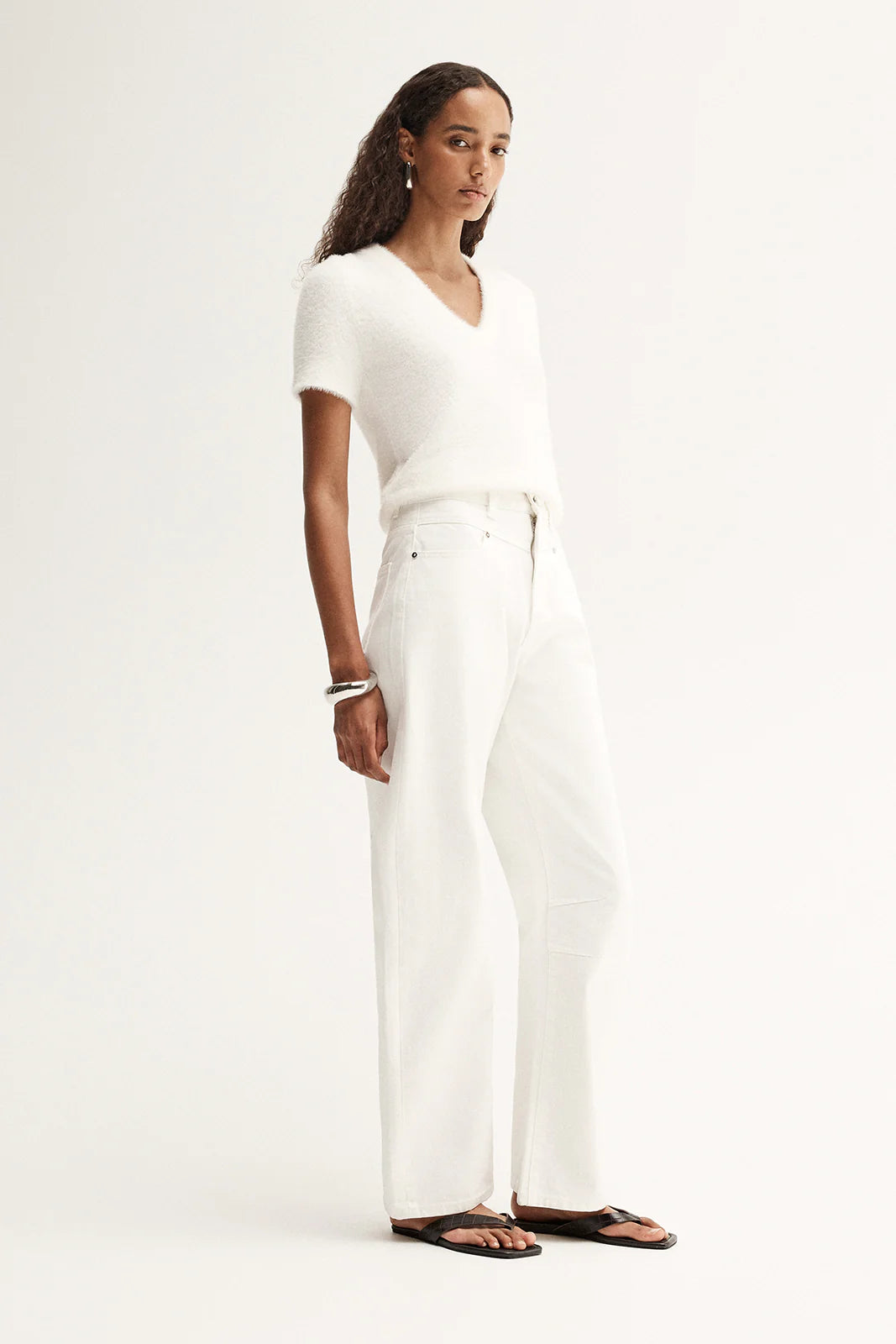 Elka Collective | Landon Knit Top - White