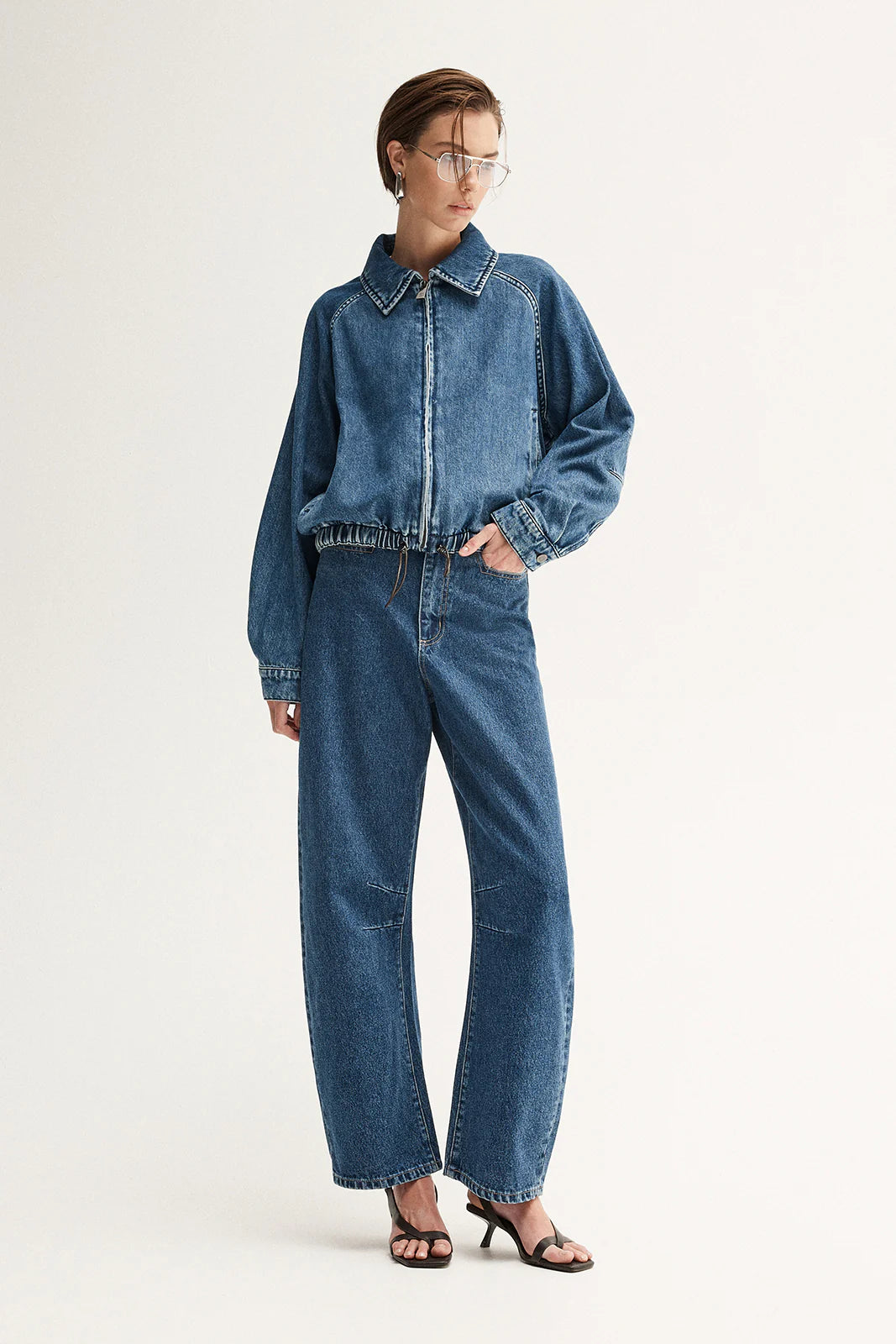 Elka Collective | Addison Denim Jacket - Dark Indigo