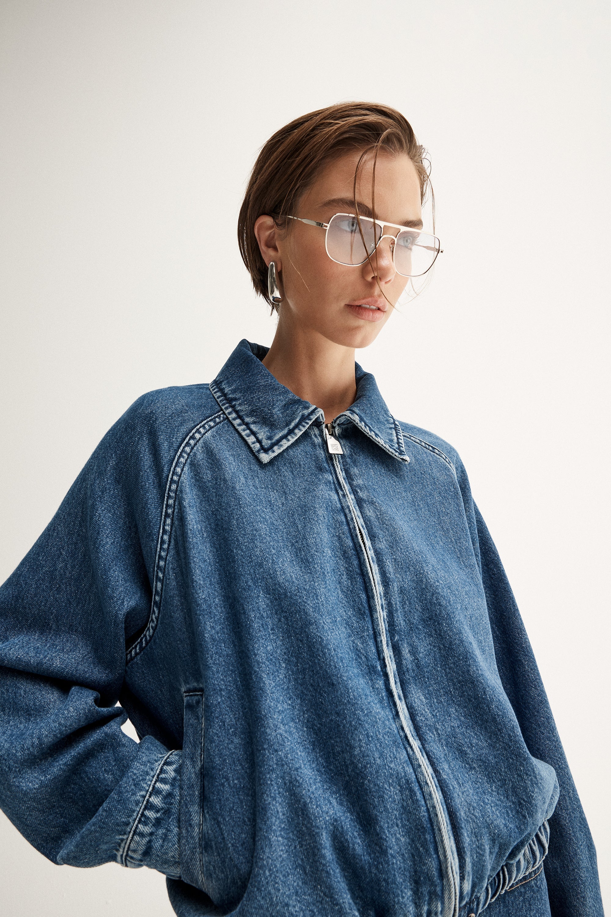 Elka Collective | Addison Denim Jacket - Dark Indigo