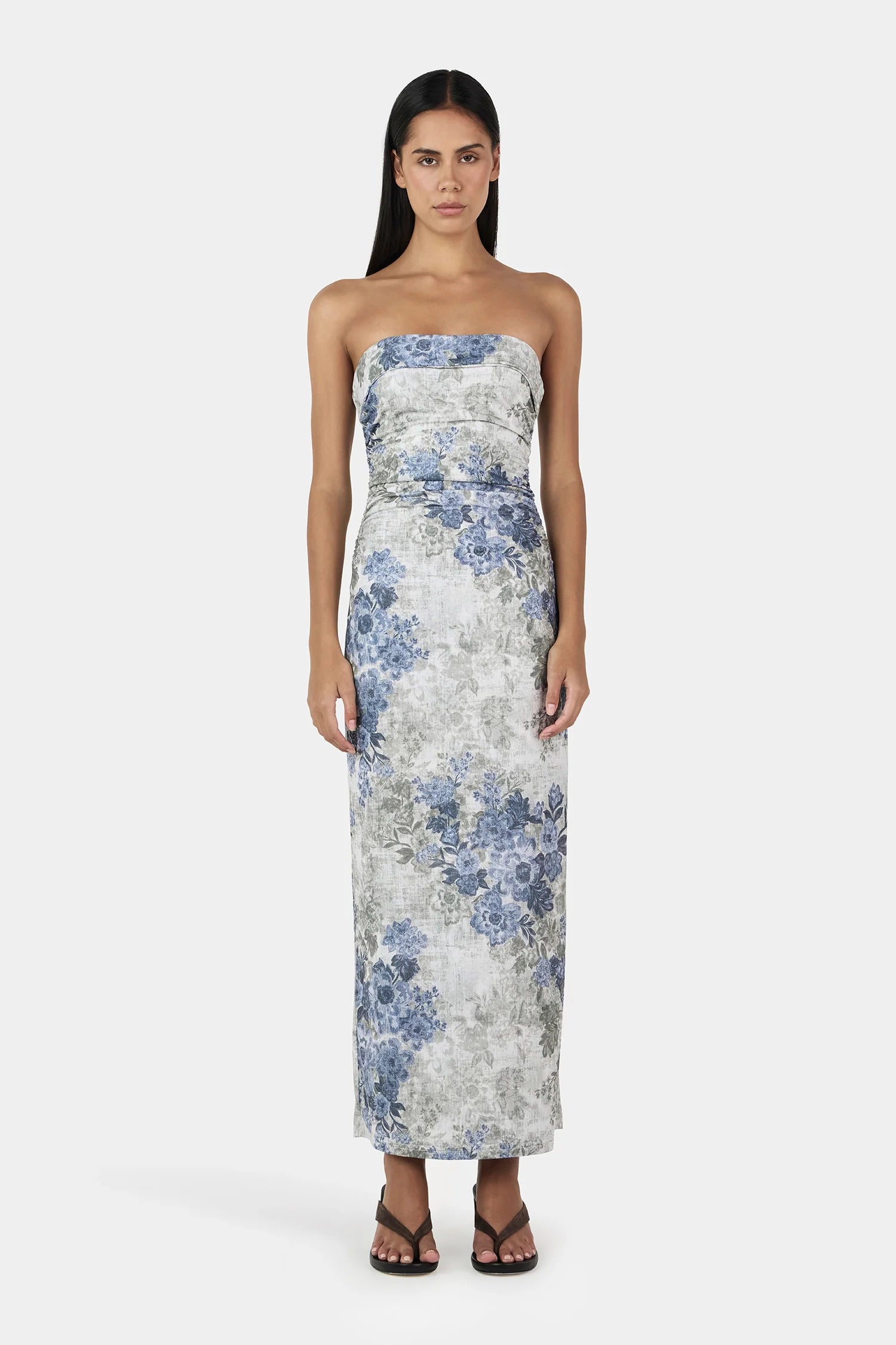 Ownley | Keke Midi Dress - Botanic Denim