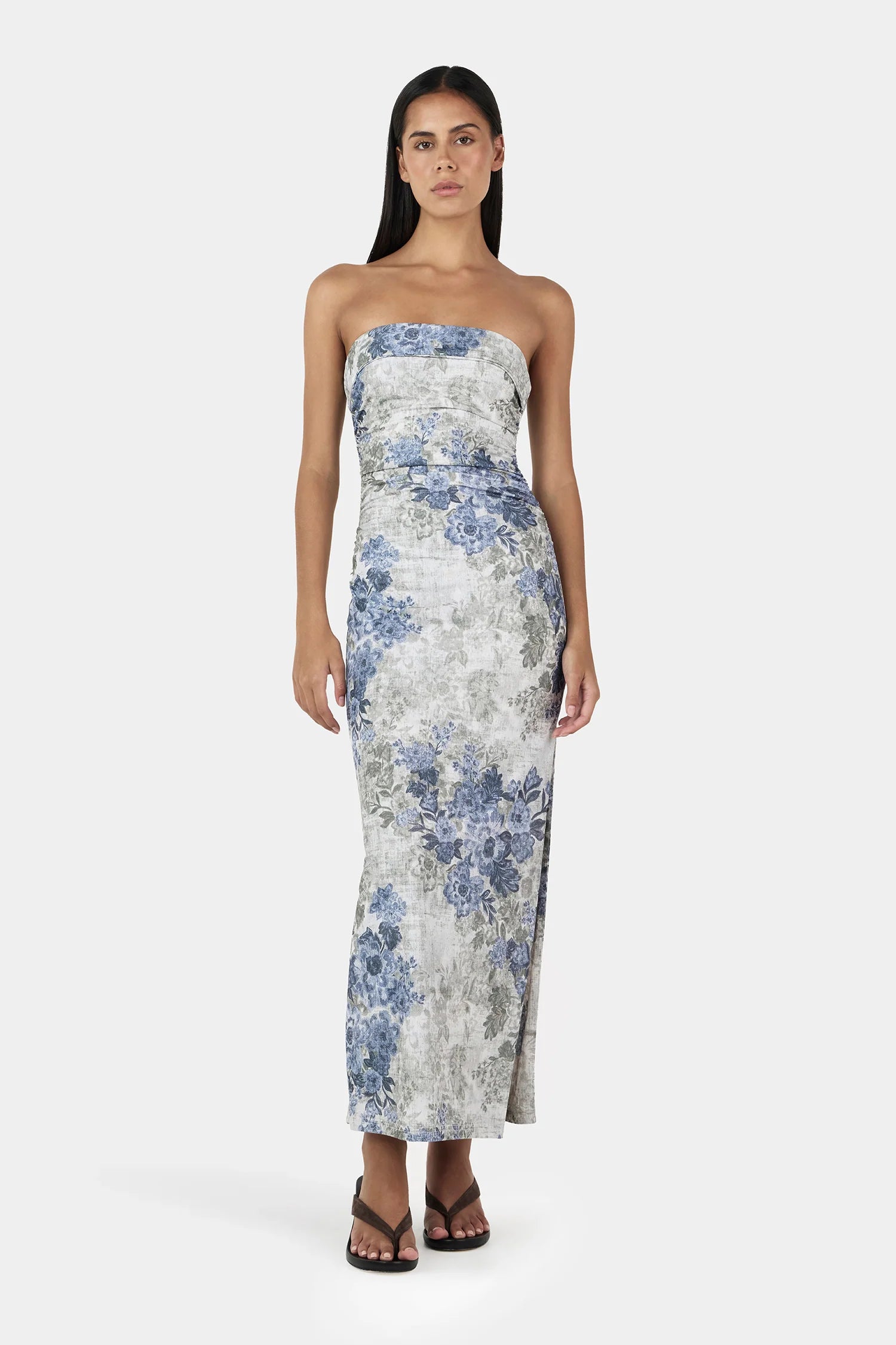 Ownley | Keke Midi Dress - Botanic Denim