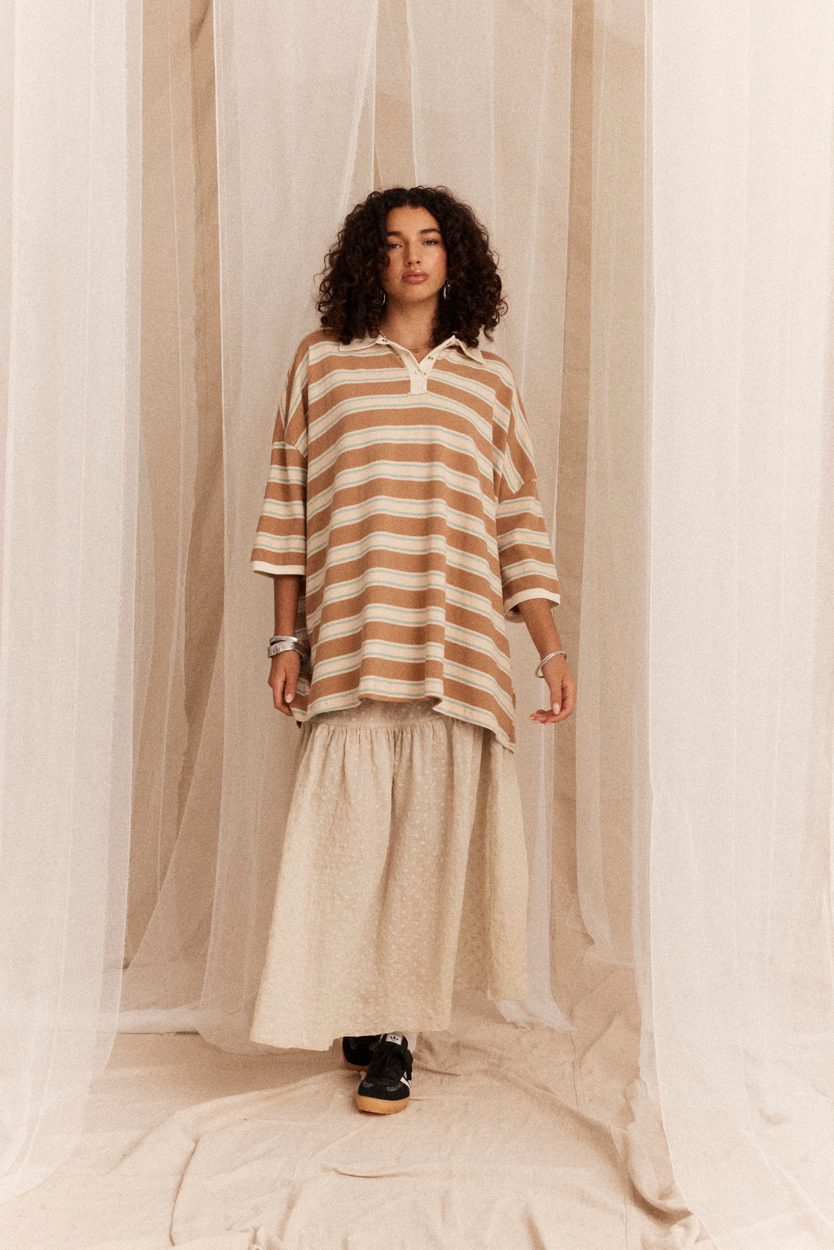 Kinga Csilla | Lago Striped Rugby Jumper