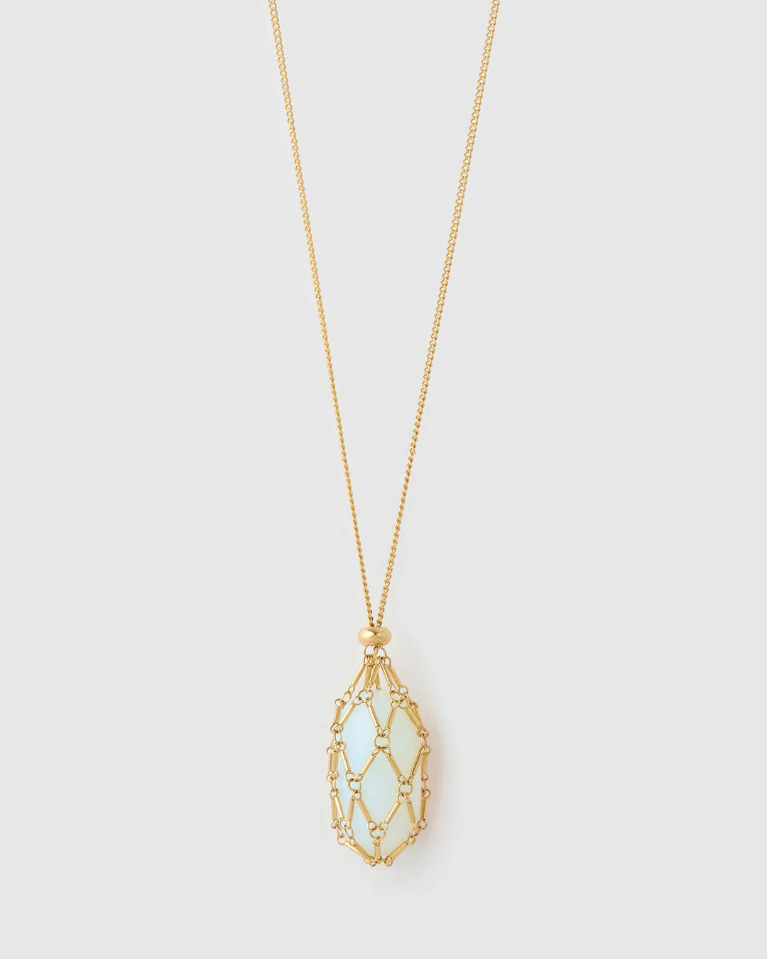 Arms Of Eve | Lotus Necklace - Opal