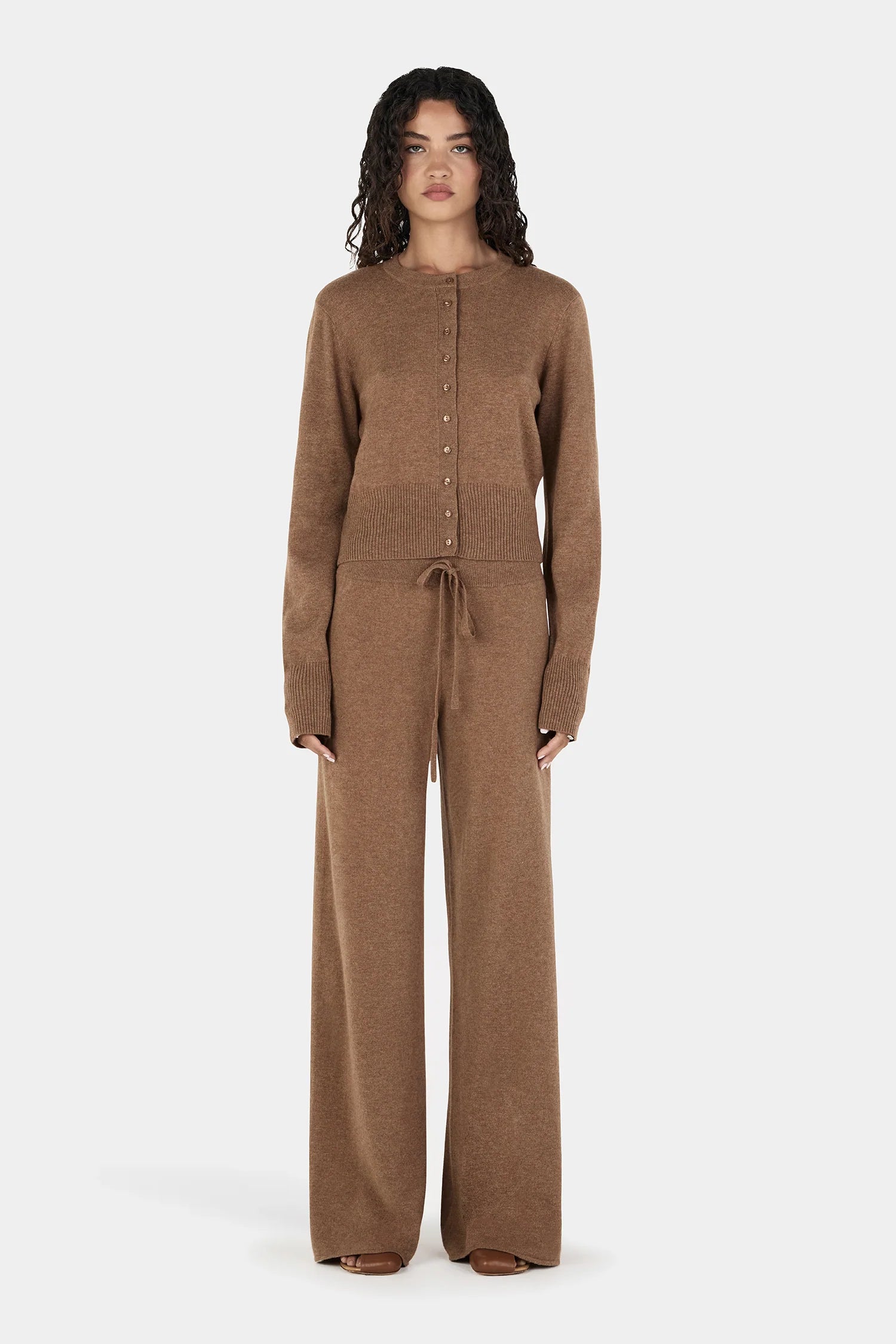 Hansen & Gretel | Lucielle Cashmere Cardigan - Toffee