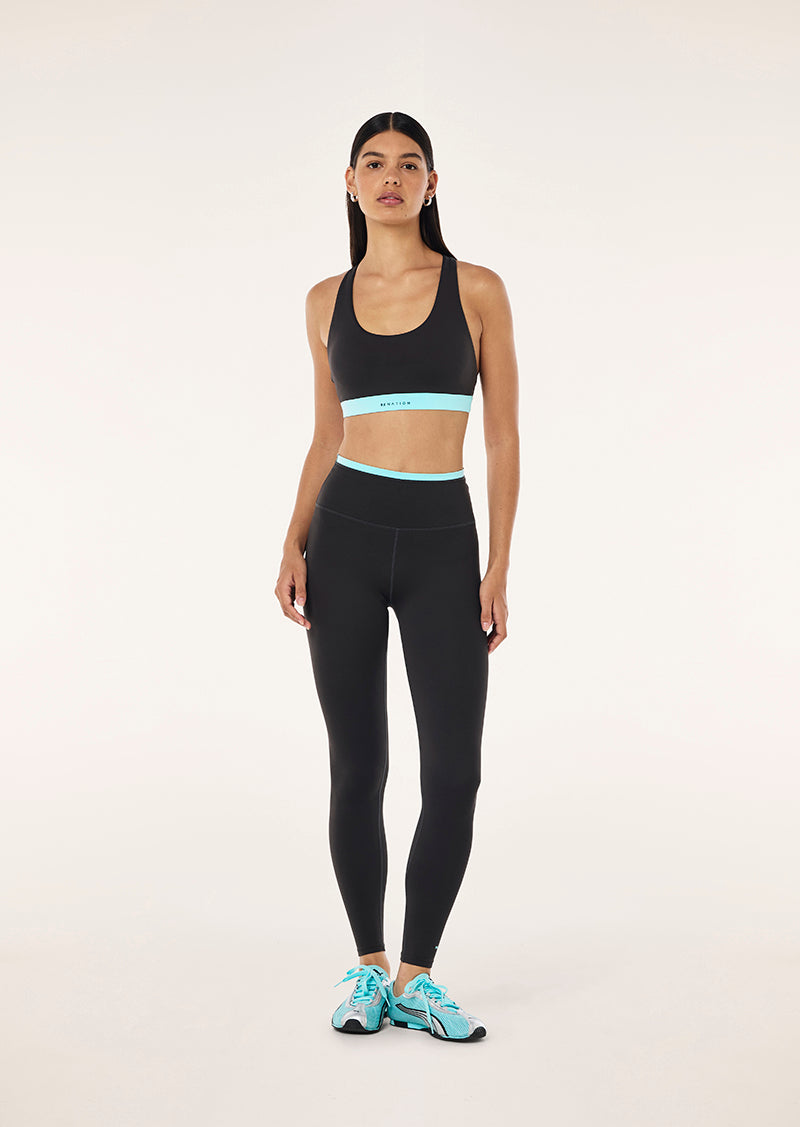 PE Nation | Lumify Sports Bra - Smokestone