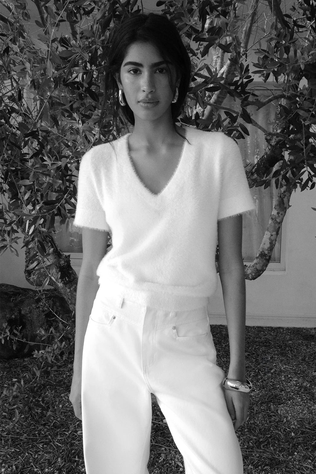 Elka Collective | Landon Knit Top - White