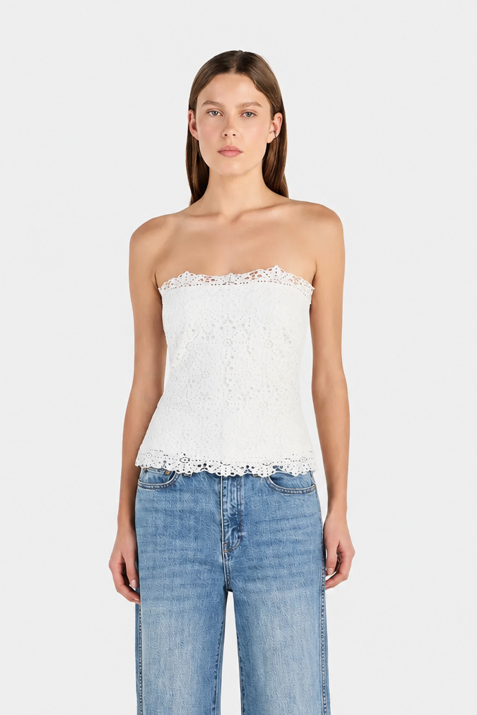 Loco Lace Bustier - Ivory