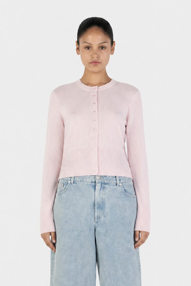 Hansen & Gretel | Lucielle Cashmere Cardigan - Blush