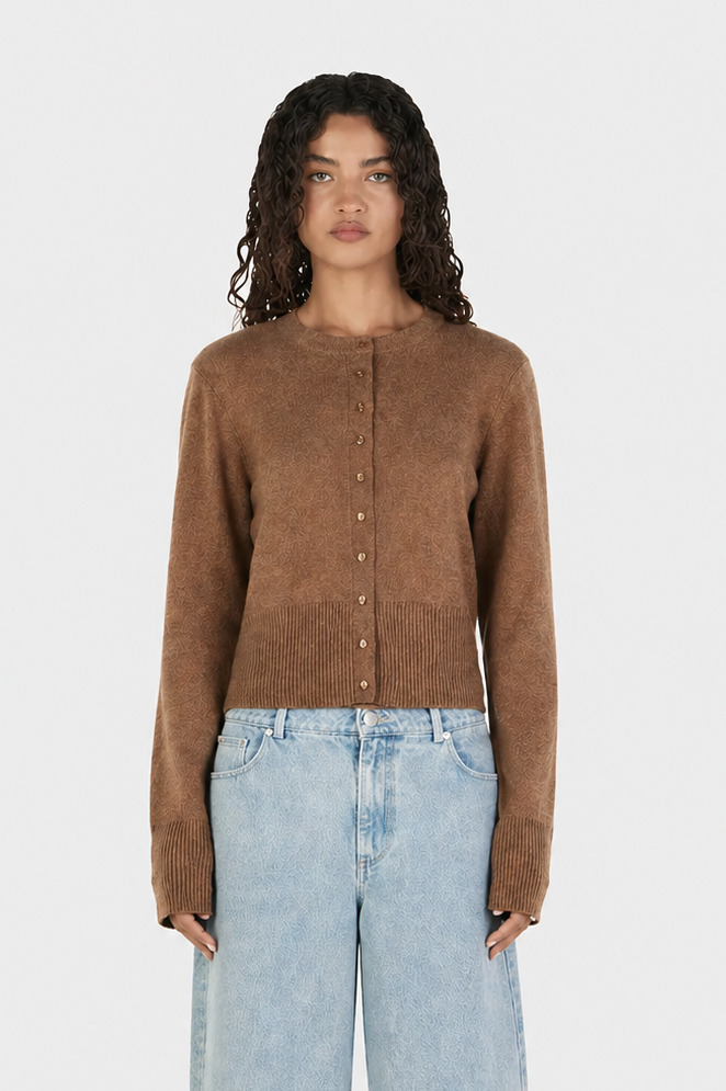 Hansen & Gretel | Lucielle Cashmere Cardigan - Toffee