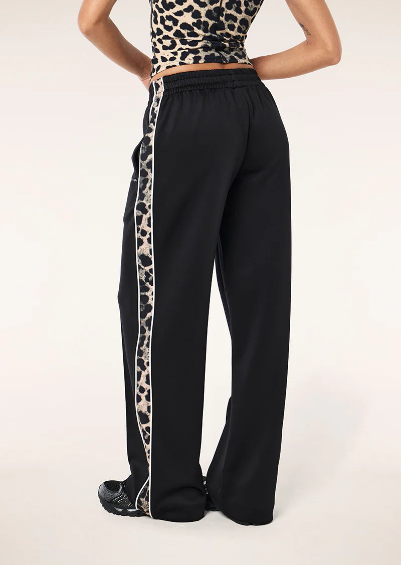 PE Nation | Man Down Track Pant - Black/Leopard