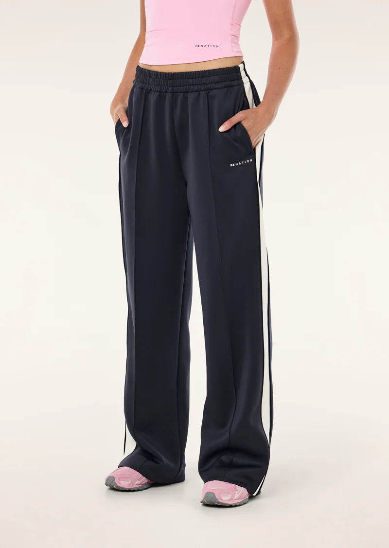 PE Nation | Man Down Track Pant - Marine Blue/Whisper White