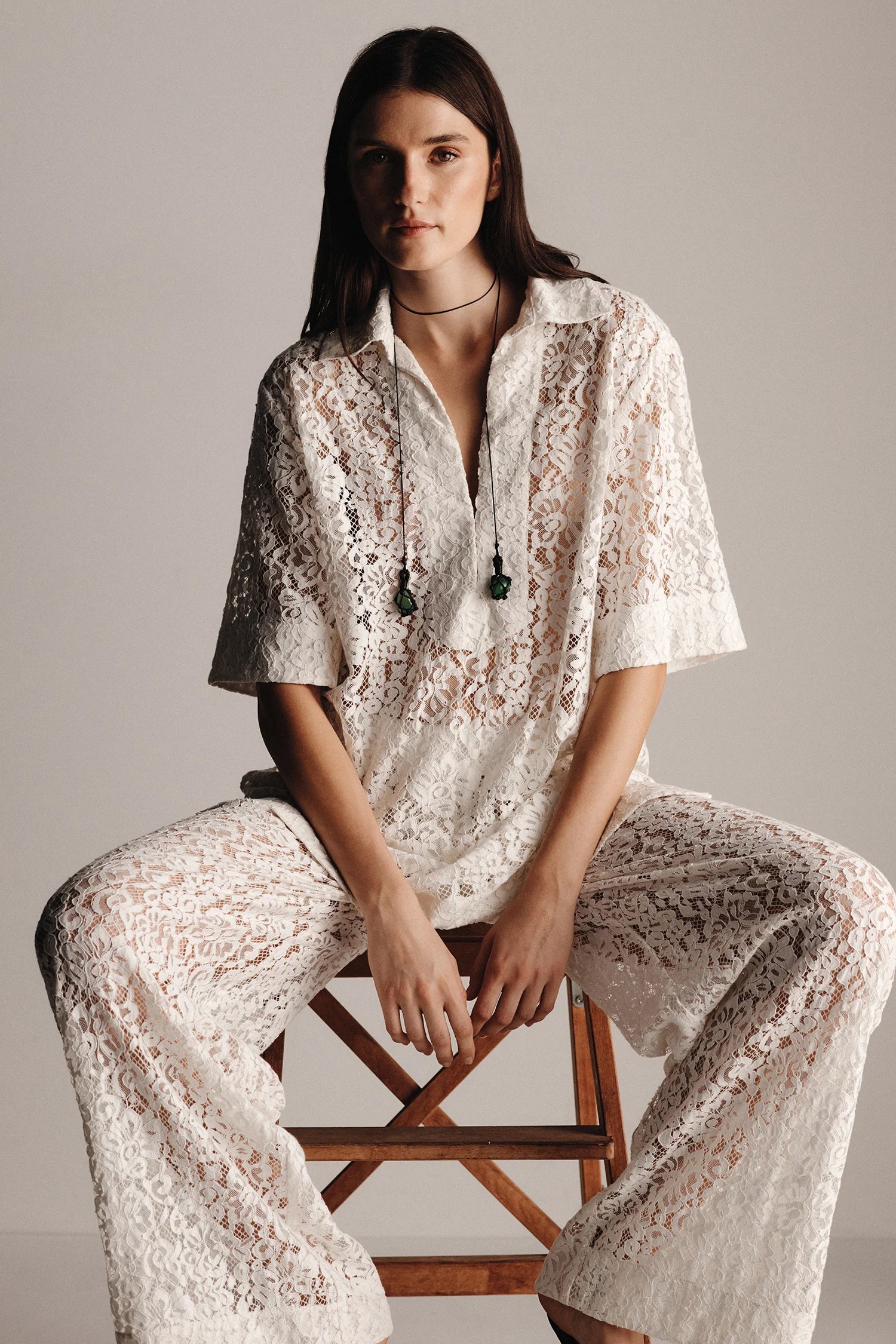 Hansen & Gretel | Marlow Lace Top - Ivory