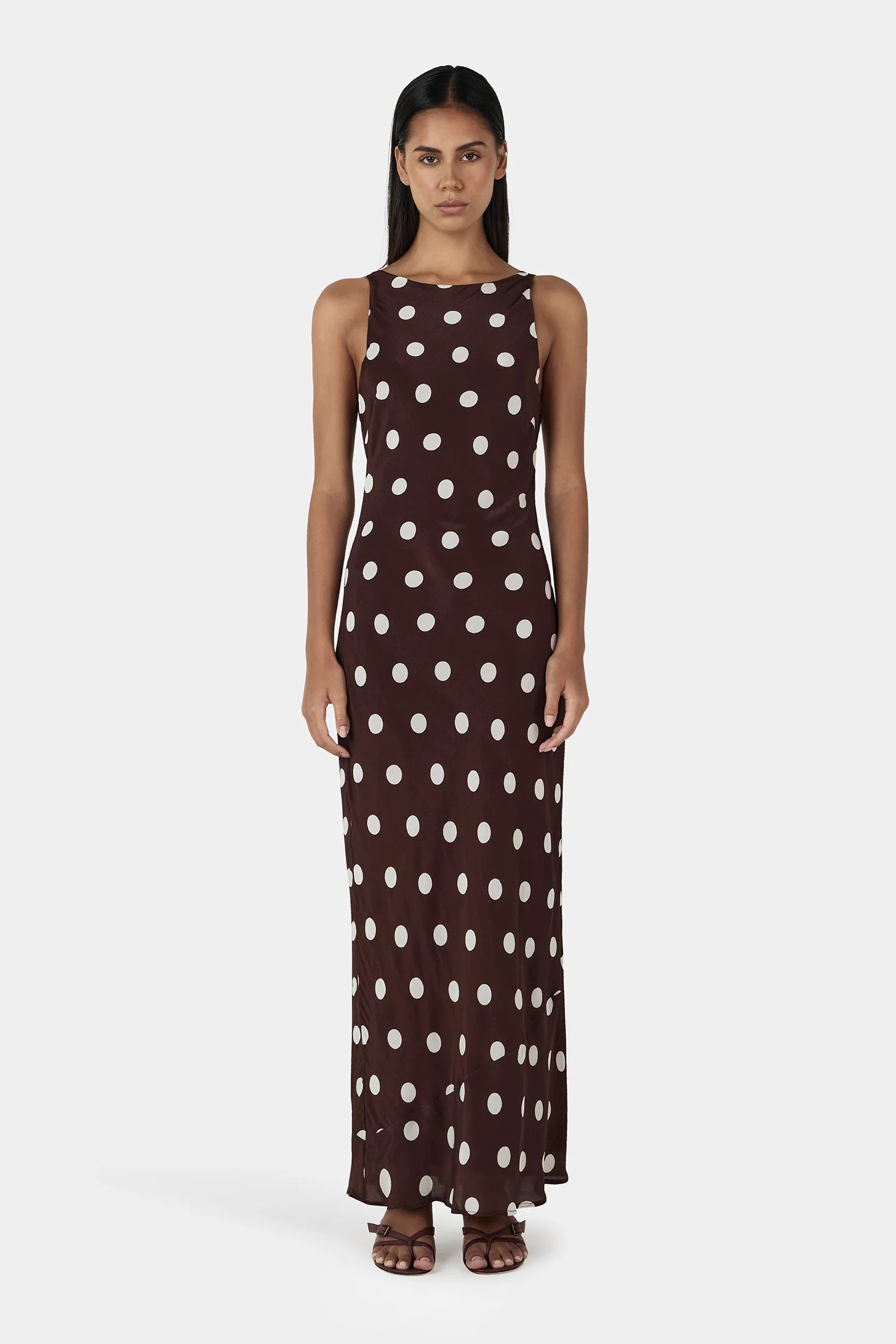 Ownley | Mizzi Midi Dress - Pinot Polka