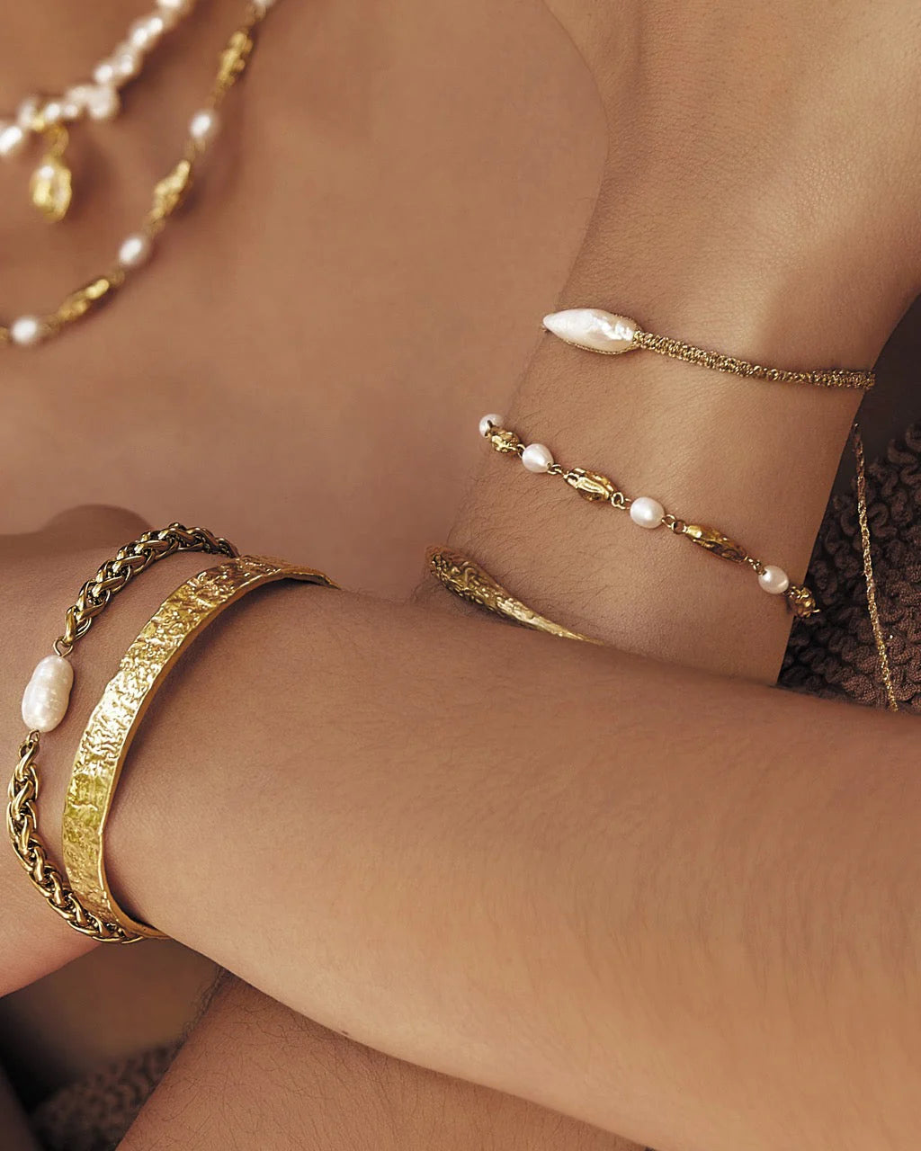Arms Of Eve | Mimi Pearl and Gold Bracelet
