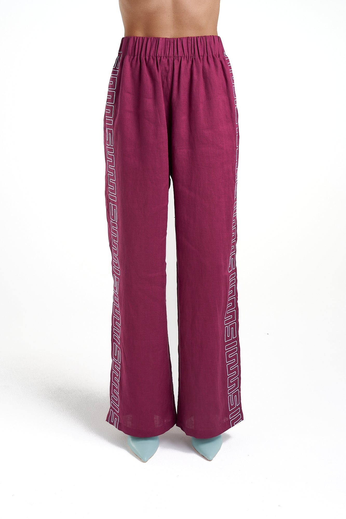 Summi Summi | Sig Linen Pant - Plum