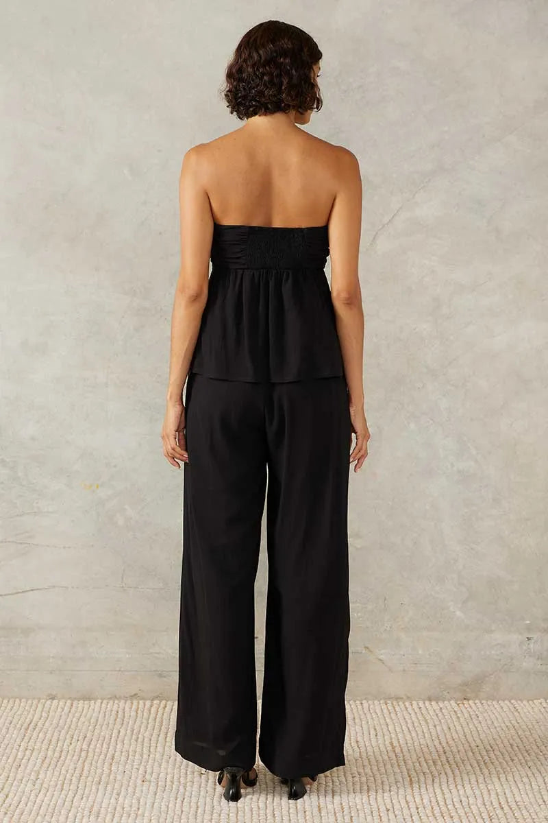 Mon Renn | Marseille Strapless Top - Black