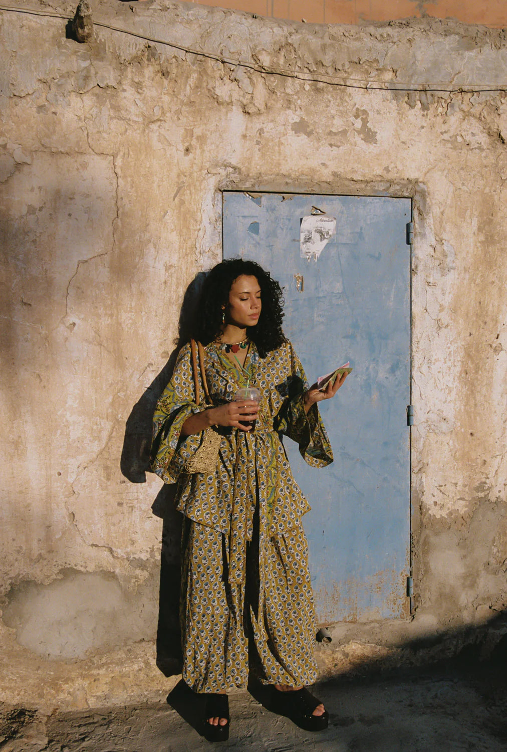 Kinga Csilla | Zoya Block Print Salwar Pant